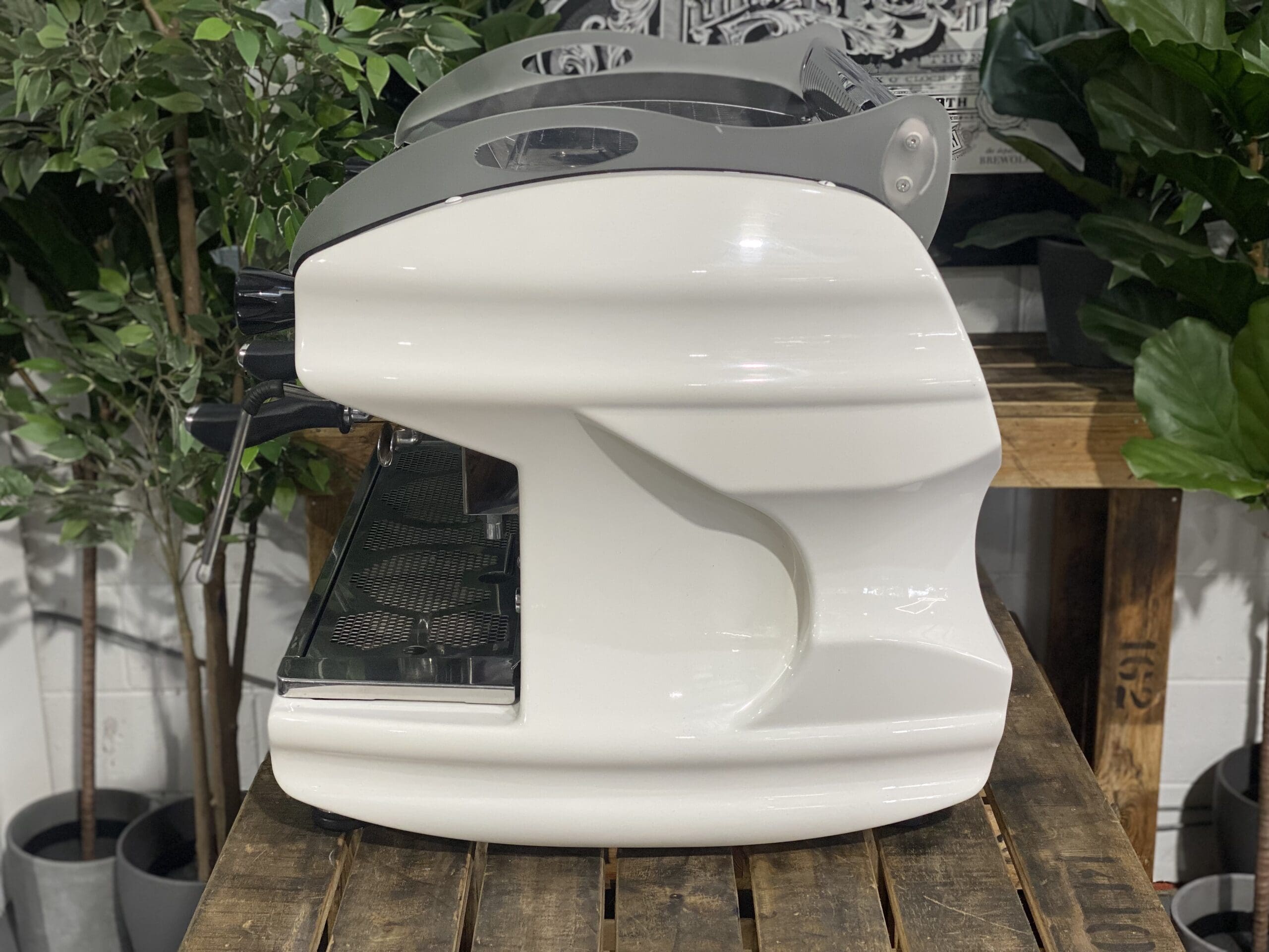 BFC Lira 2 Group White Espresso Coffee Machine - 15166