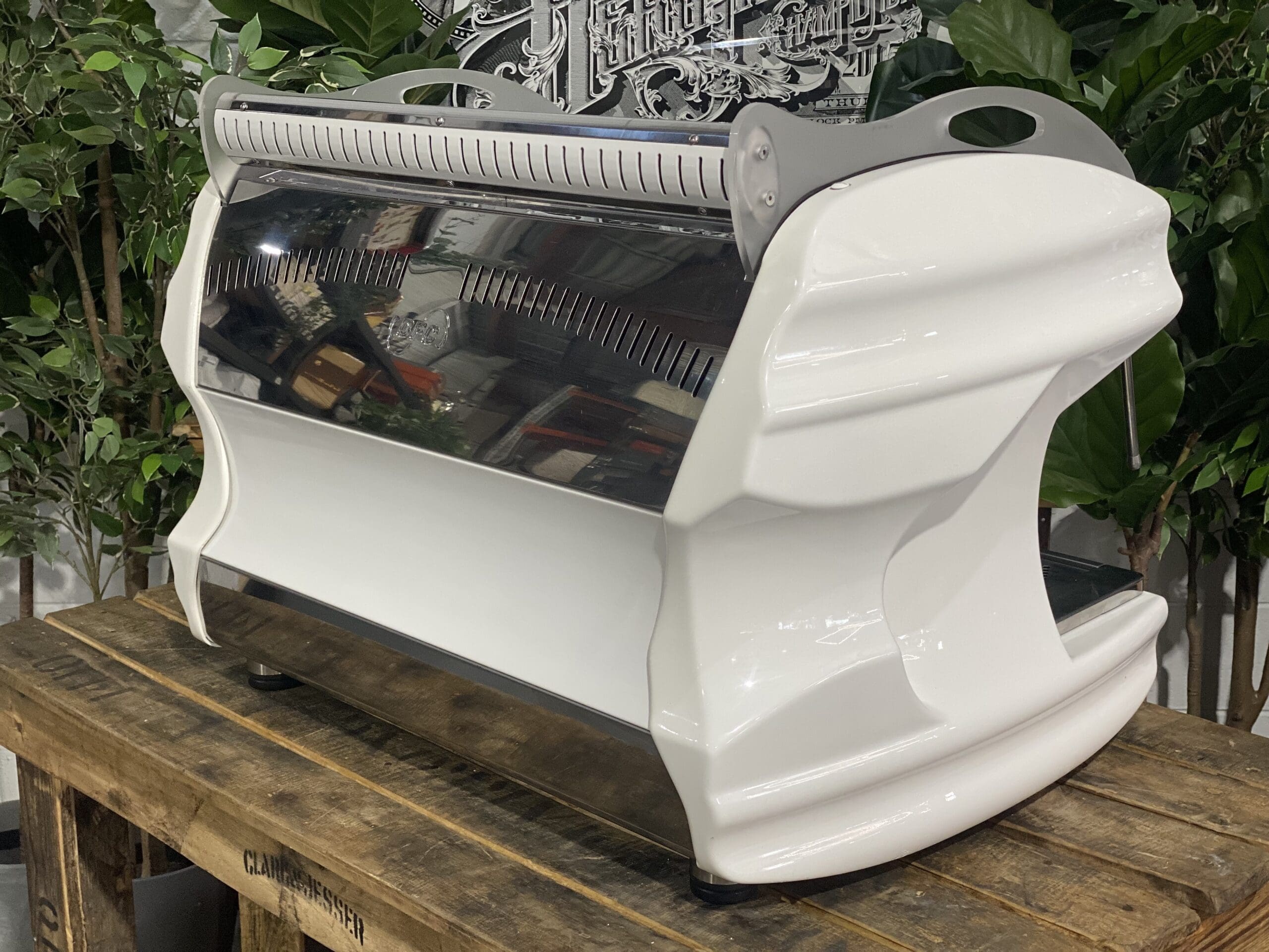 BFC Lira 2 Group White Espresso Coffee Machine - 15166