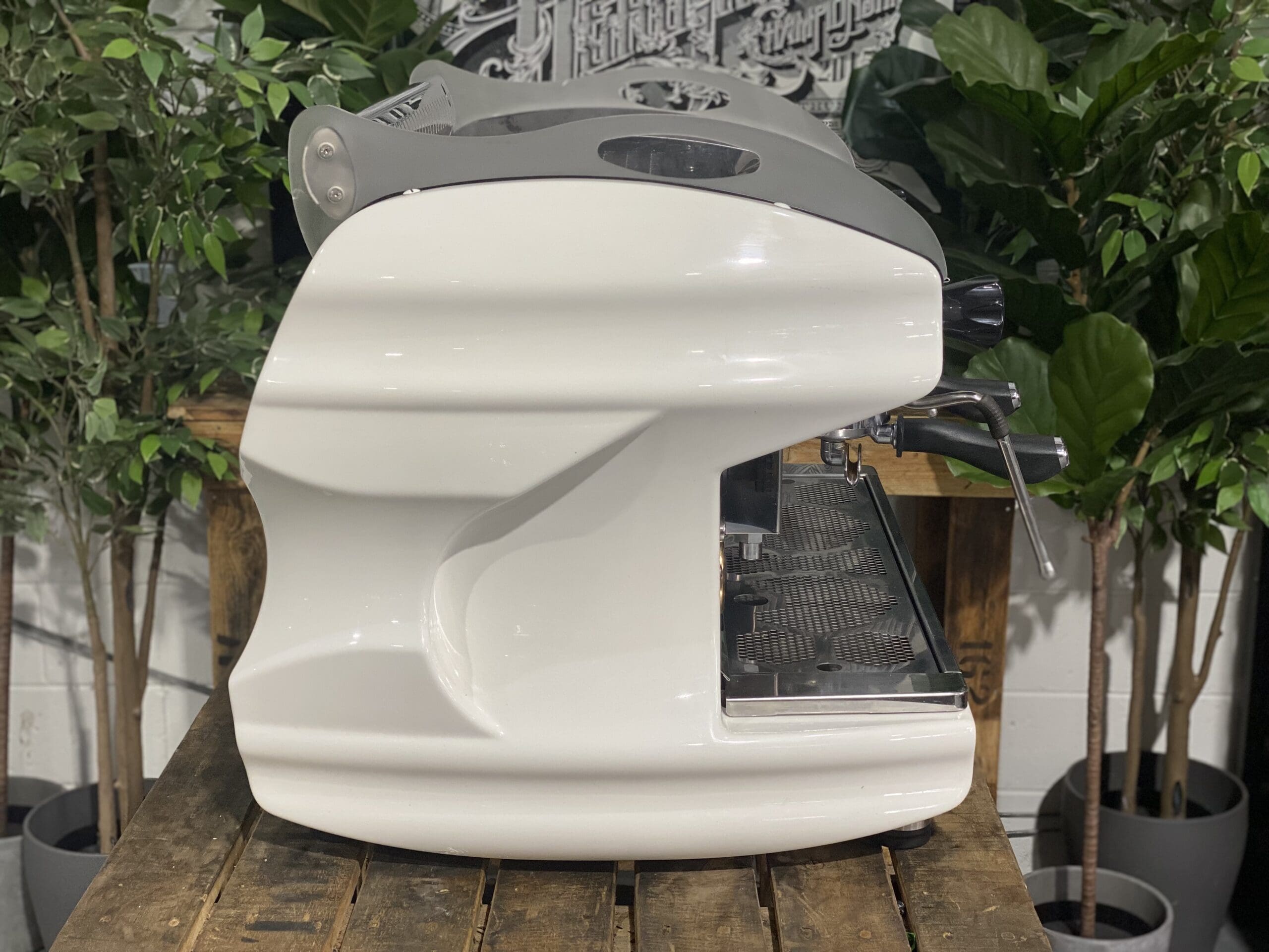 BFC Lira 2 Group White Espresso Coffee Machine - 15166