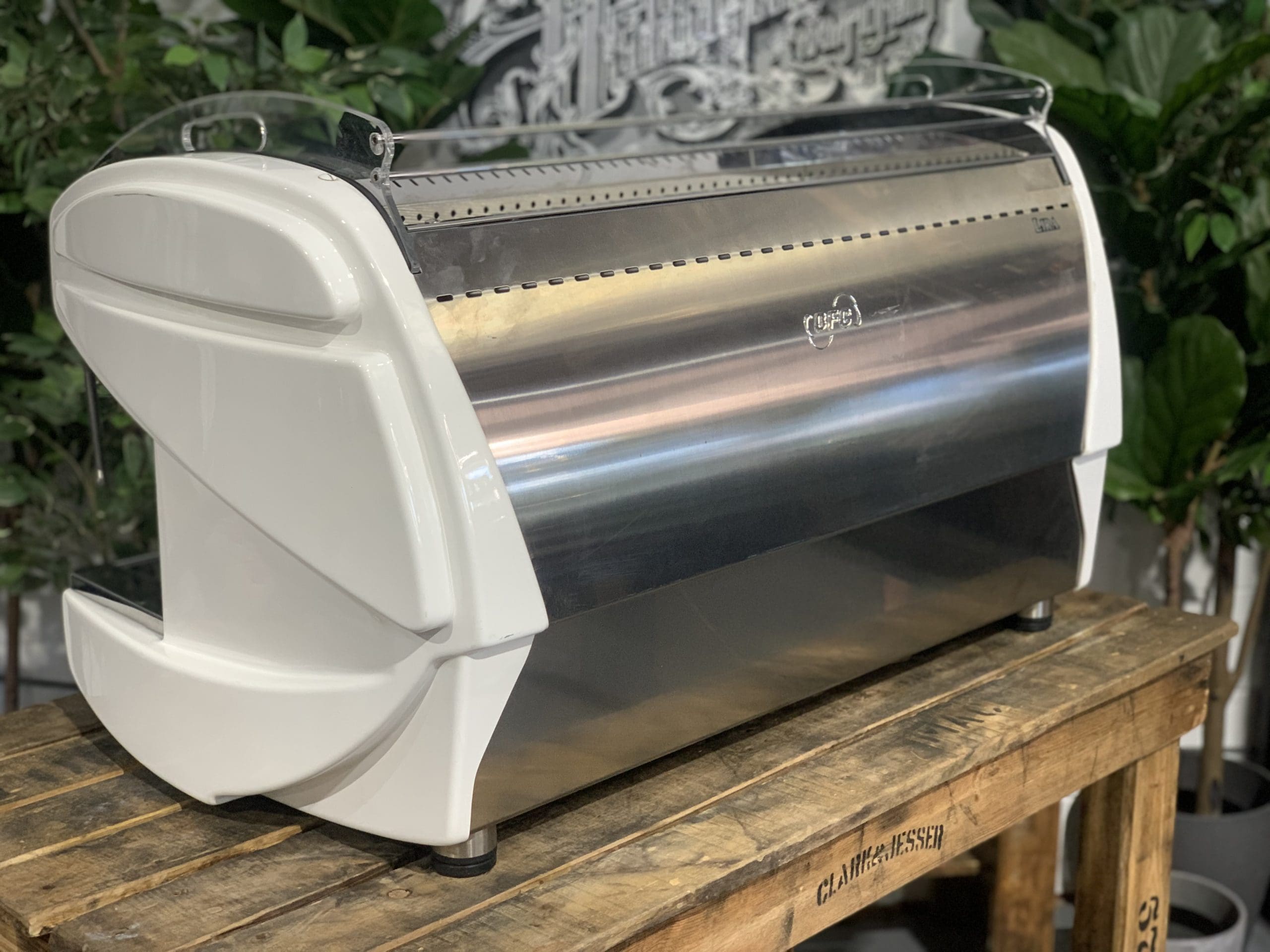 BFC Lira 3 Group White Espresso Coffee Machine - 7408