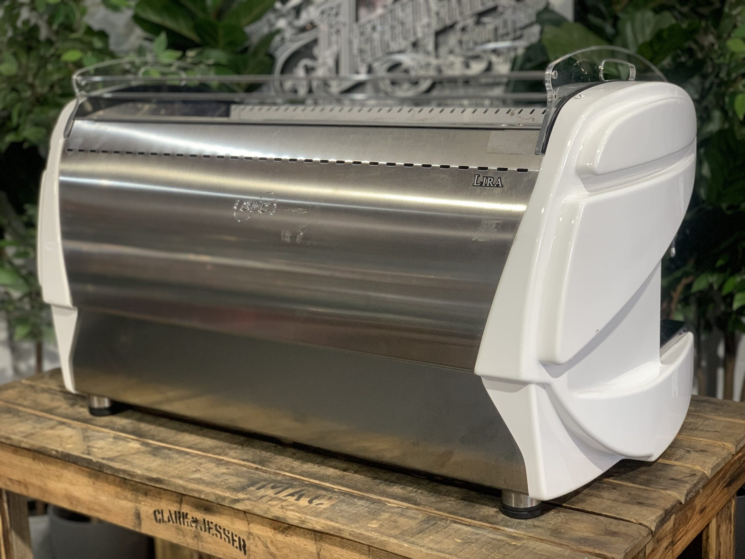 BFC Lira 3 Group White Espresso Coffee Machine - 7408