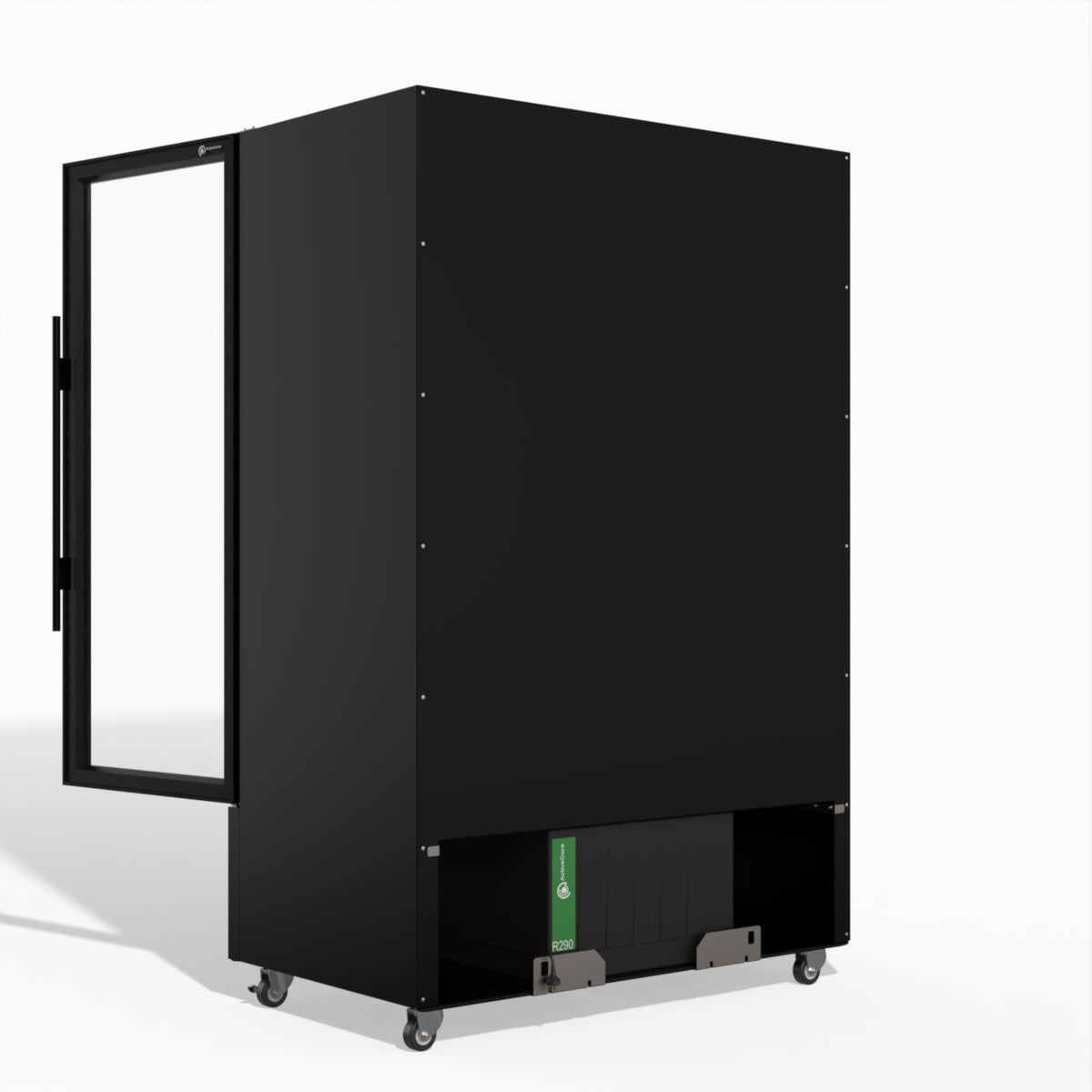 Skope BME1200N-A 2 Glass Door Display or Storage Fridge 1079L - Black - BME1200N-A