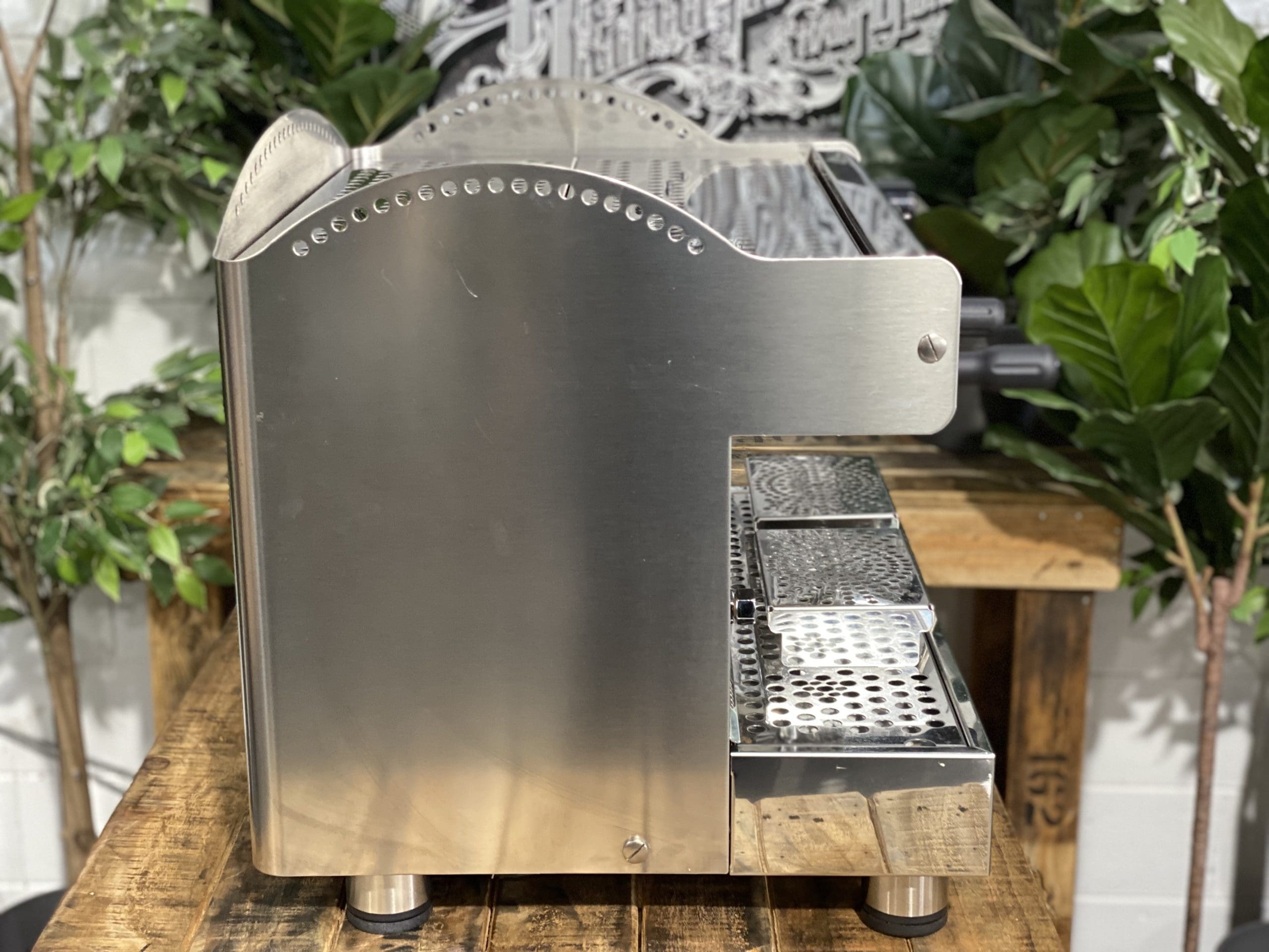 Bezerra C2013 w. Wega Handles - 2 Group Commercial Espresso Machine - Stainless
