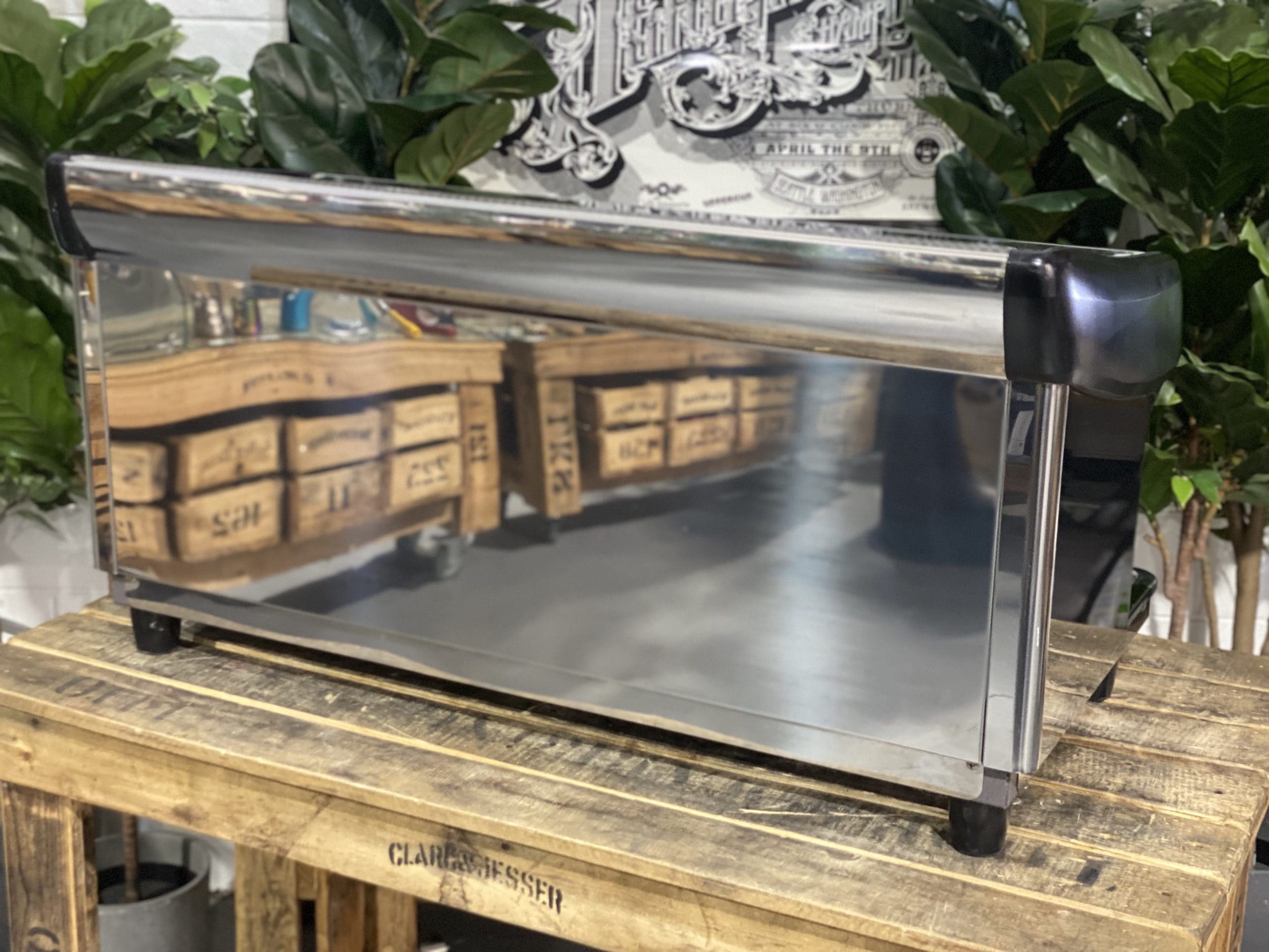 Expobar MegaCrem High Cup 3 Group Stainless & Black Espresso Coffee Machine - 35749