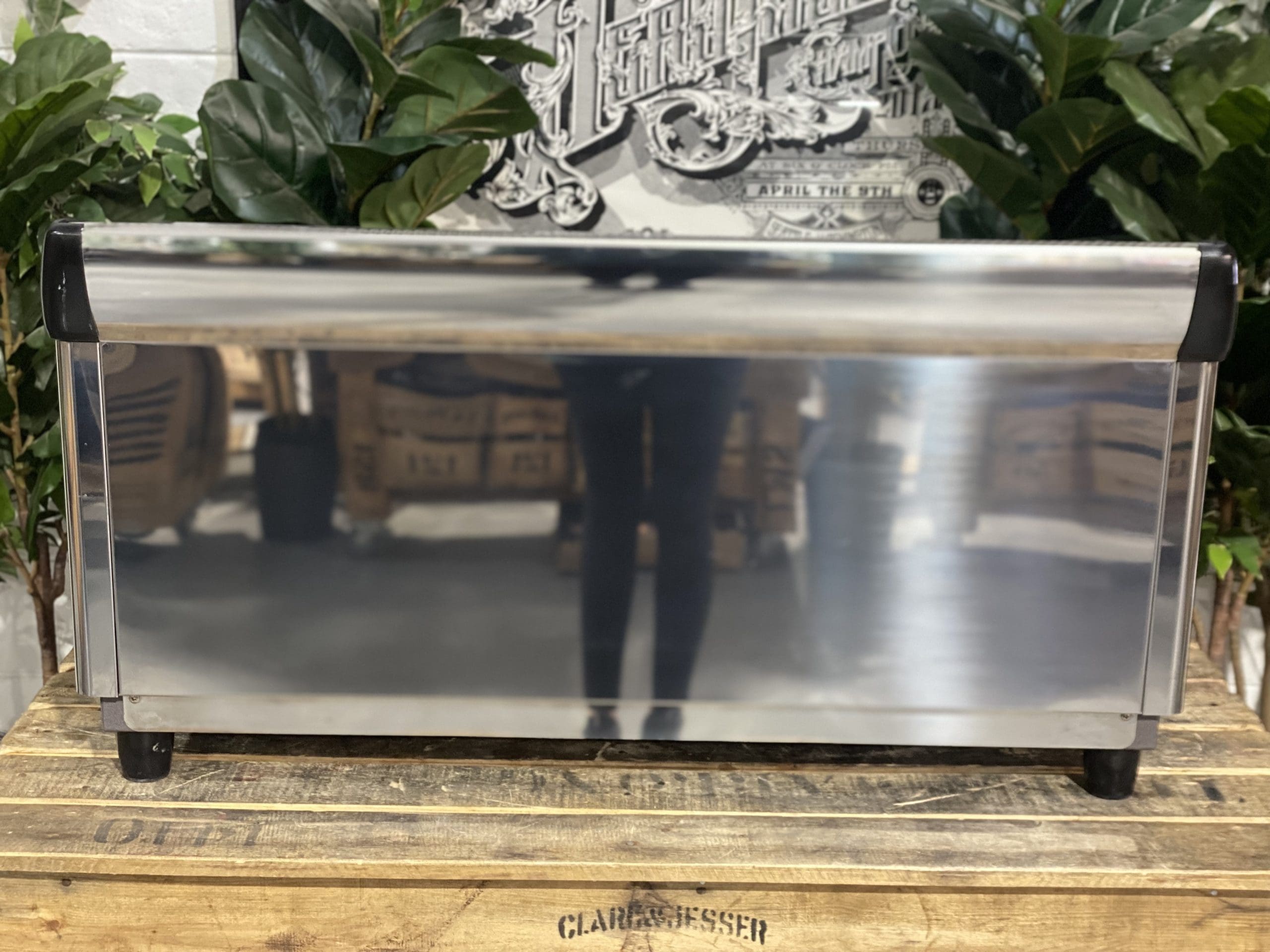 Expobar MegaCrem High Cup 3 Group Stainless & Black Espresso Coffee Machine - 35749