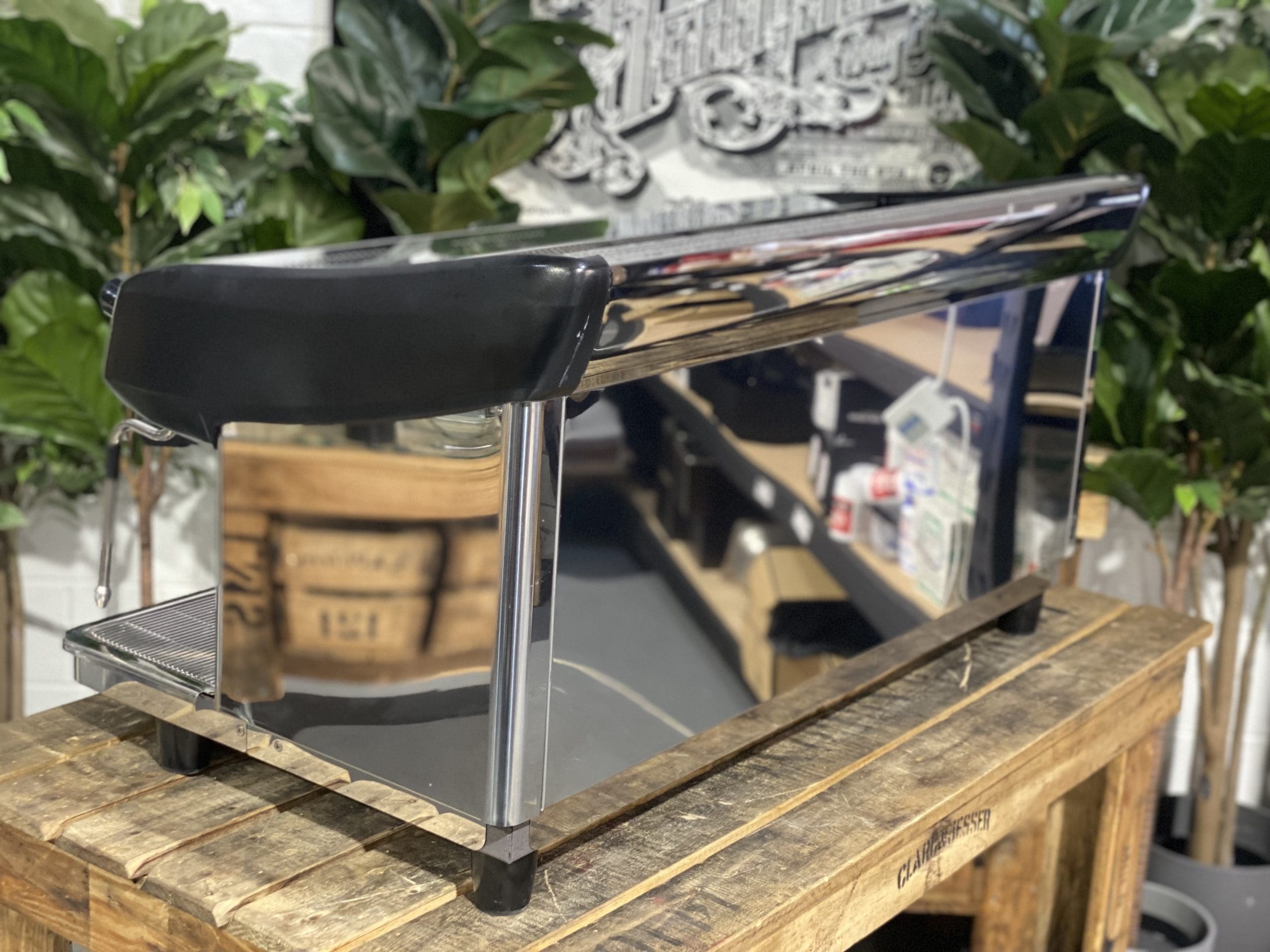 Expobar MegaCrem High Cup 3 Group Stainless & Black Espresso Coffee Machine - 35749