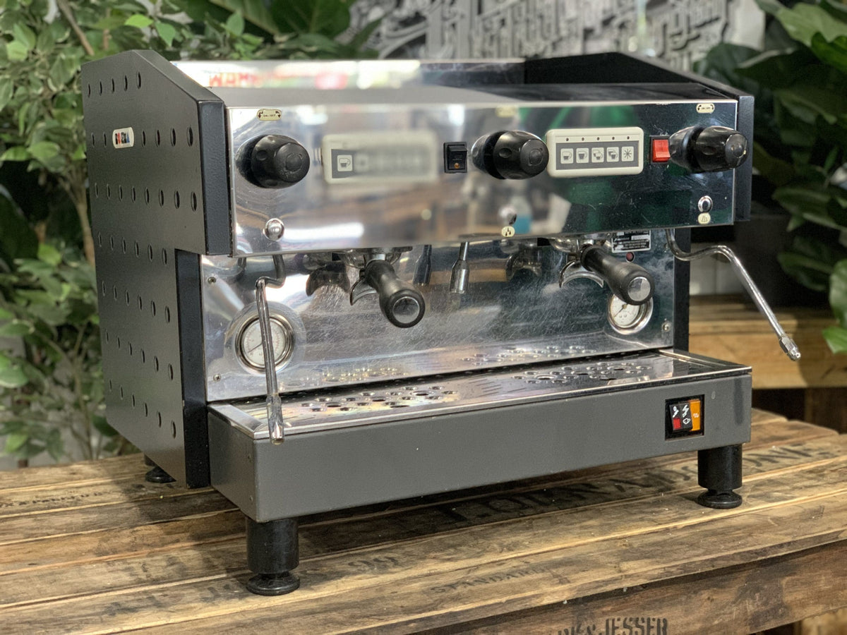 Boema Deluxe D-V215A Low Cup - - 2 Group Commercial Espresso Machine - Commercial - Black