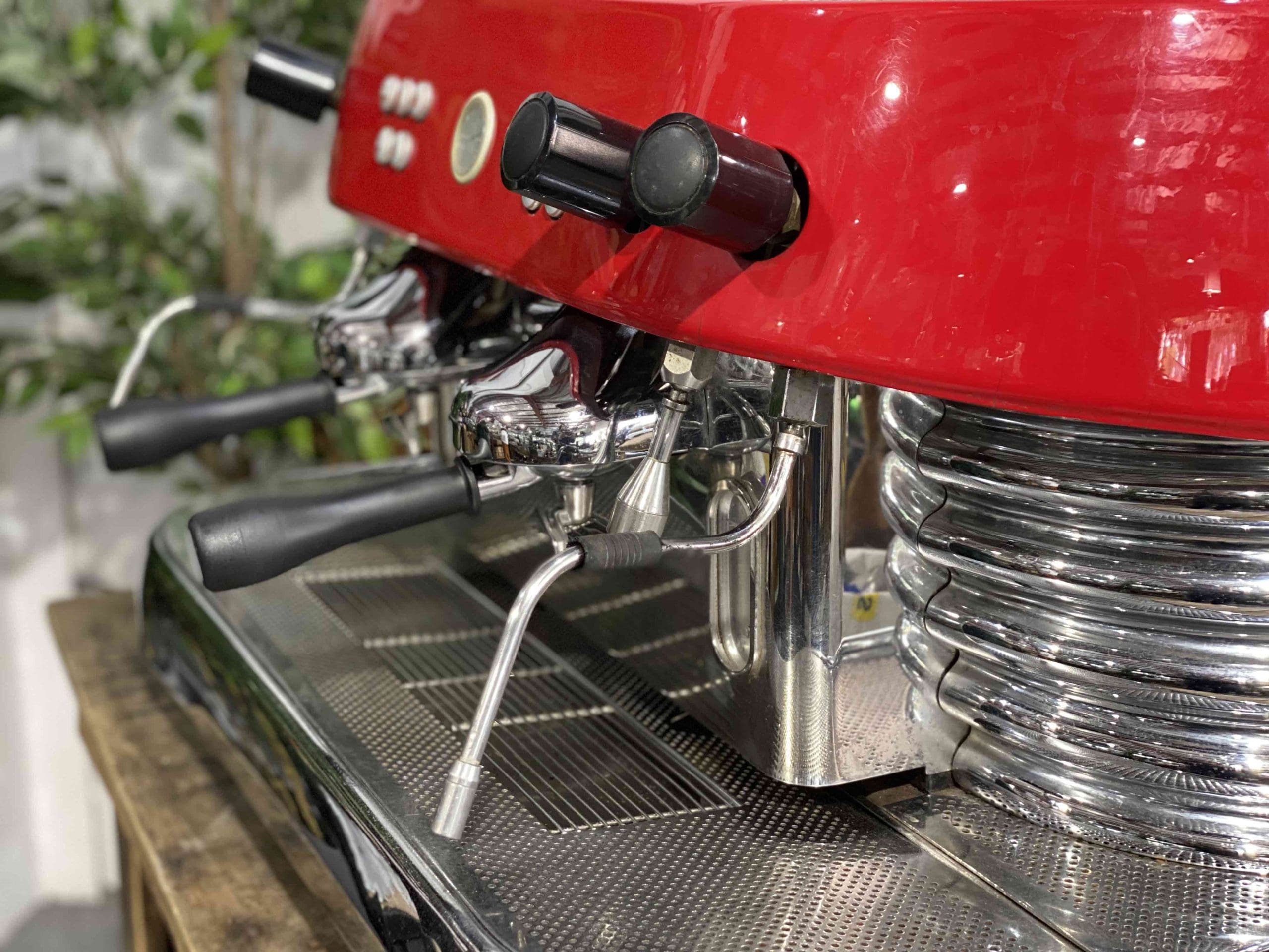 Brasilia Excelsior 2 Group Red Espresso Coffee Machine - 29994