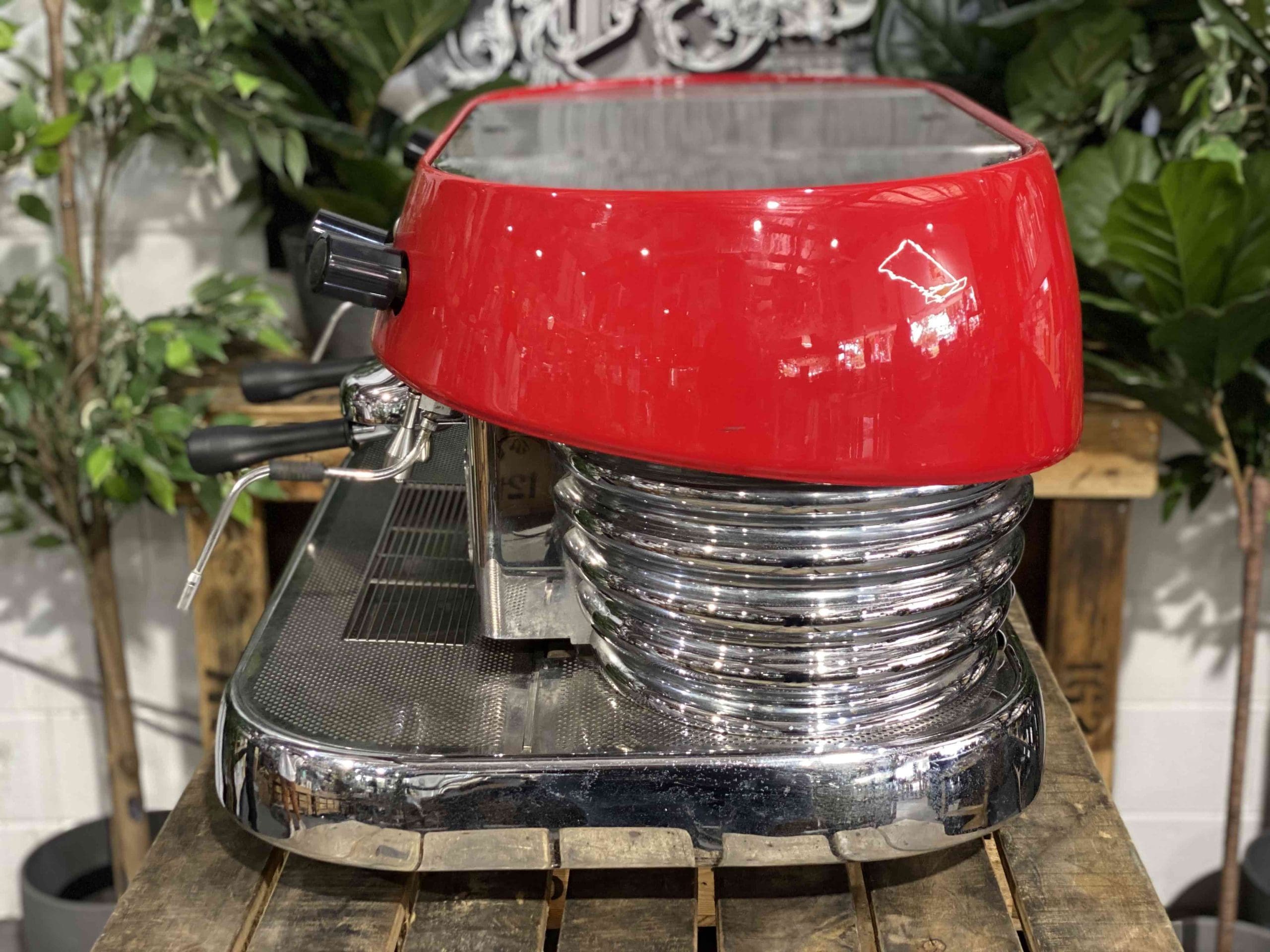 Brasilia Excelsior 2 Group Red Espresso Coffee Machine - 29994