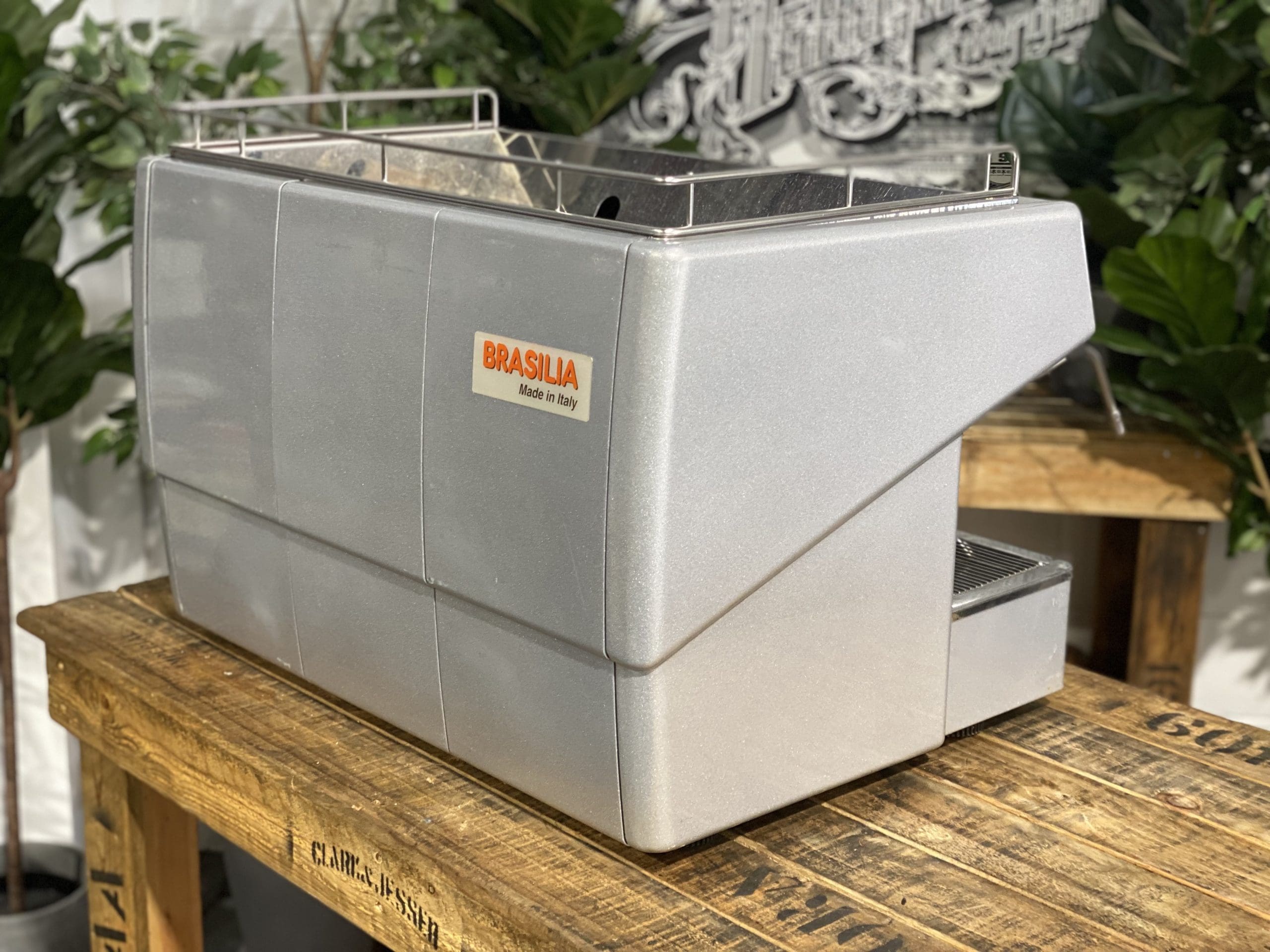 Brasilia REST Digit 2 Group Grey Espresso Coffee Machine - 28946