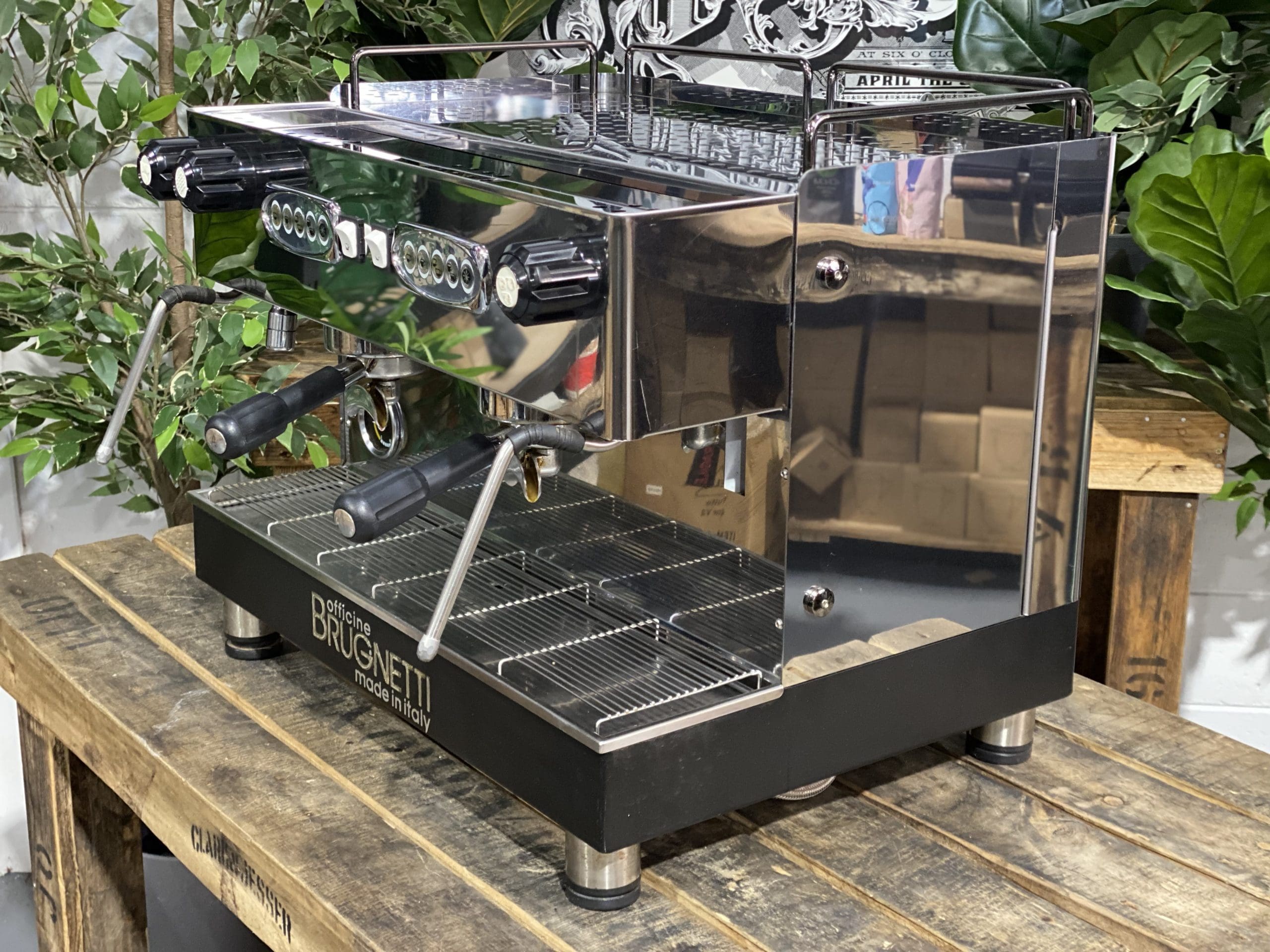 Brugnetti Gamma 2 Group Stainless Espresso Coffee Machine - 28953