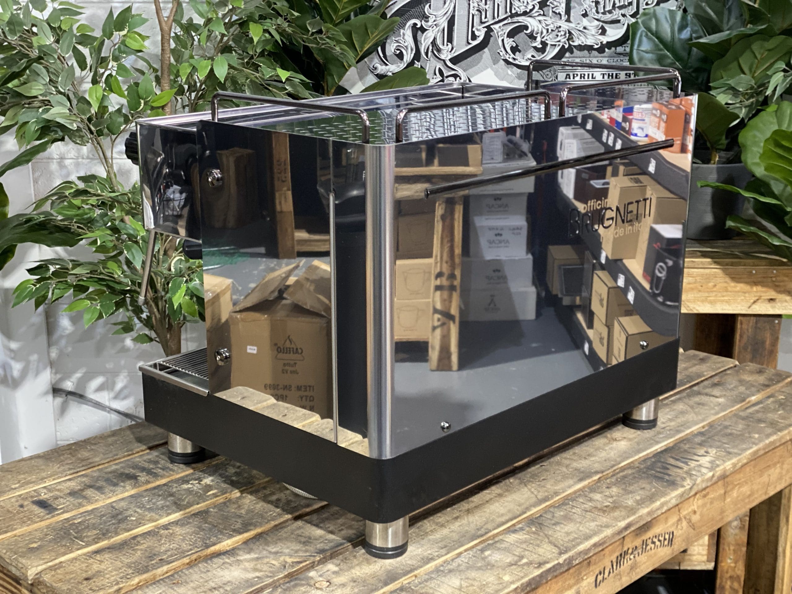 Brugnetti Gamma 2 Group Stainless Espresso Coffee Machine - 28953