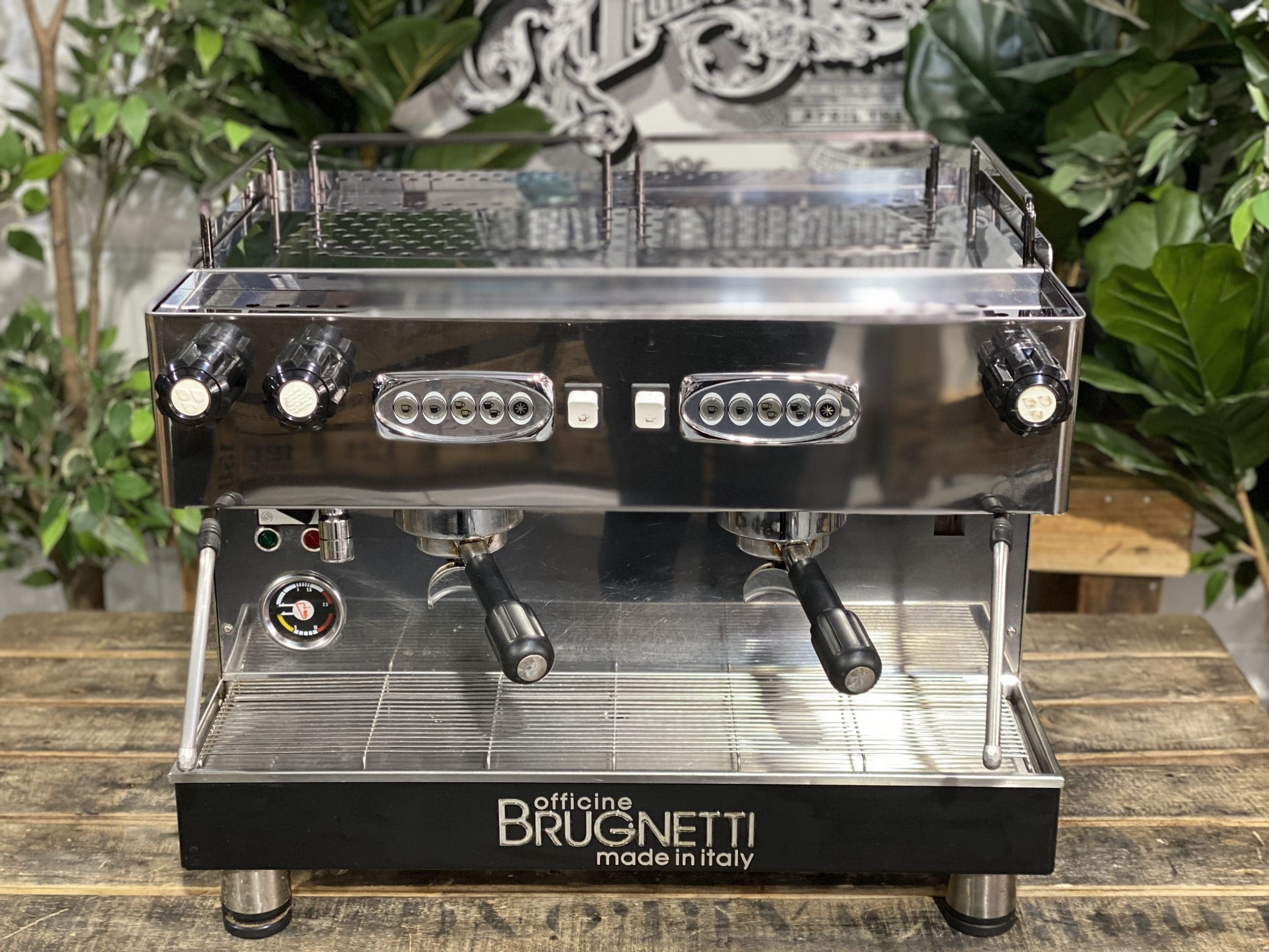 Brugnetti Gamma 2 Group Stainless Espresso Coffee Machine - 28953