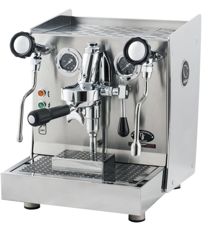 Brugnetti Giulietta Espresso Machine - White/Stainless Steel Finish