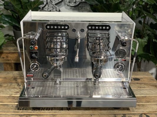 Brugnetti Manufactum - 2 Group Commercial Espresso Machine - White