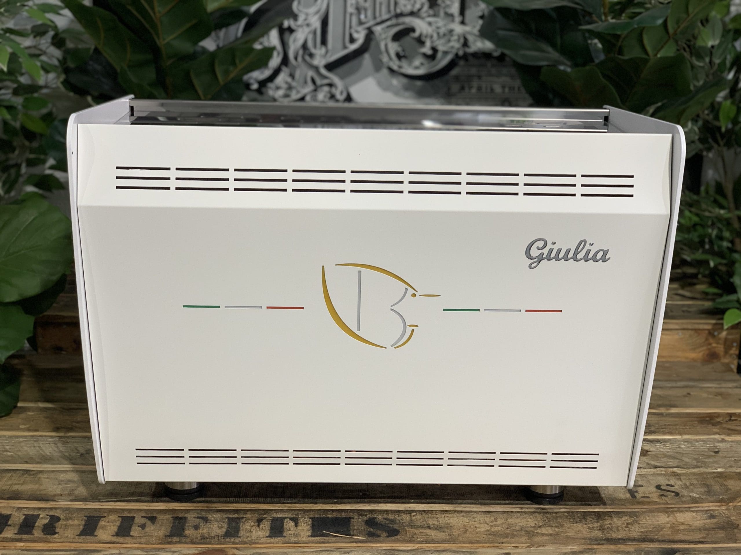 Brugnetti Guilia Manufactum - 2 Group Commercial Espresso Machine - White
