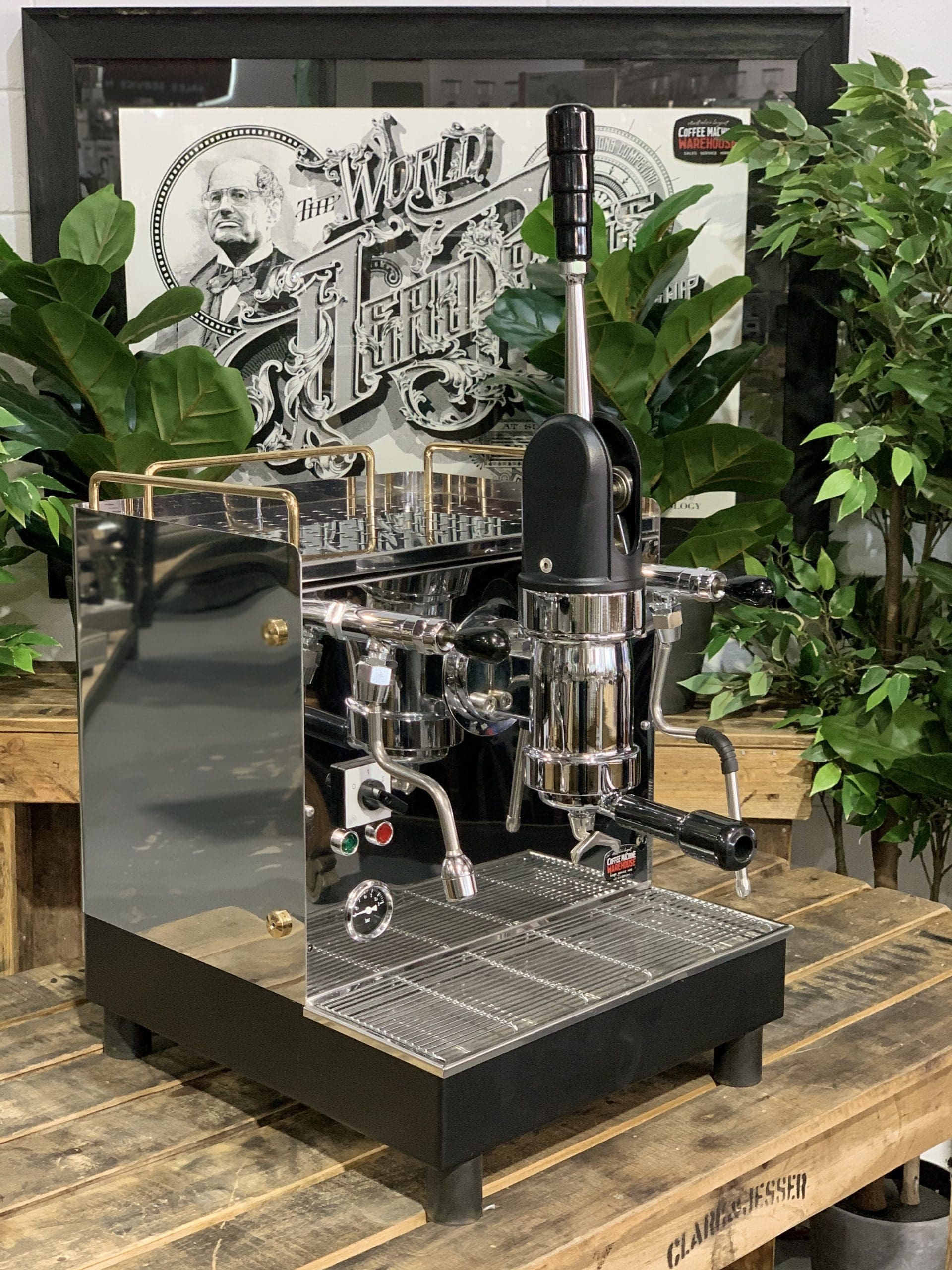 Brugnetti Lever 1 Group Espresso Coffee Machine - 1167