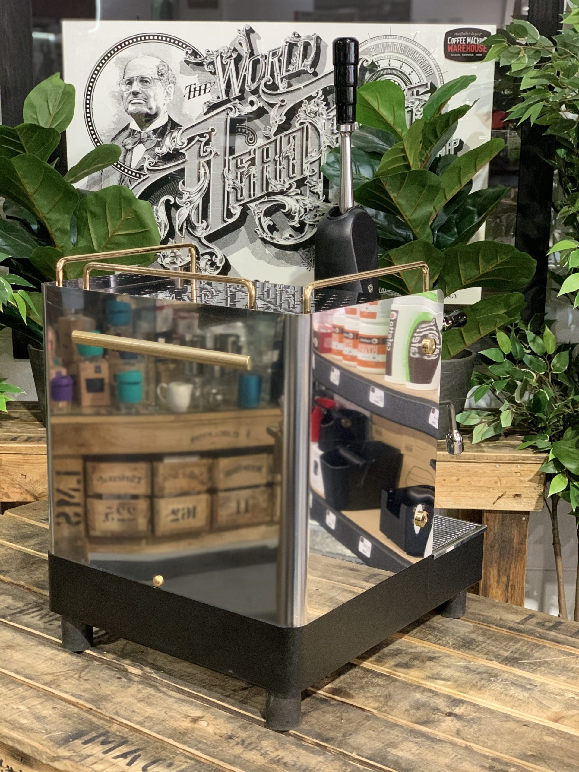 Brugnetti Lever 1 Group Espresso Coffee Machine - 1167