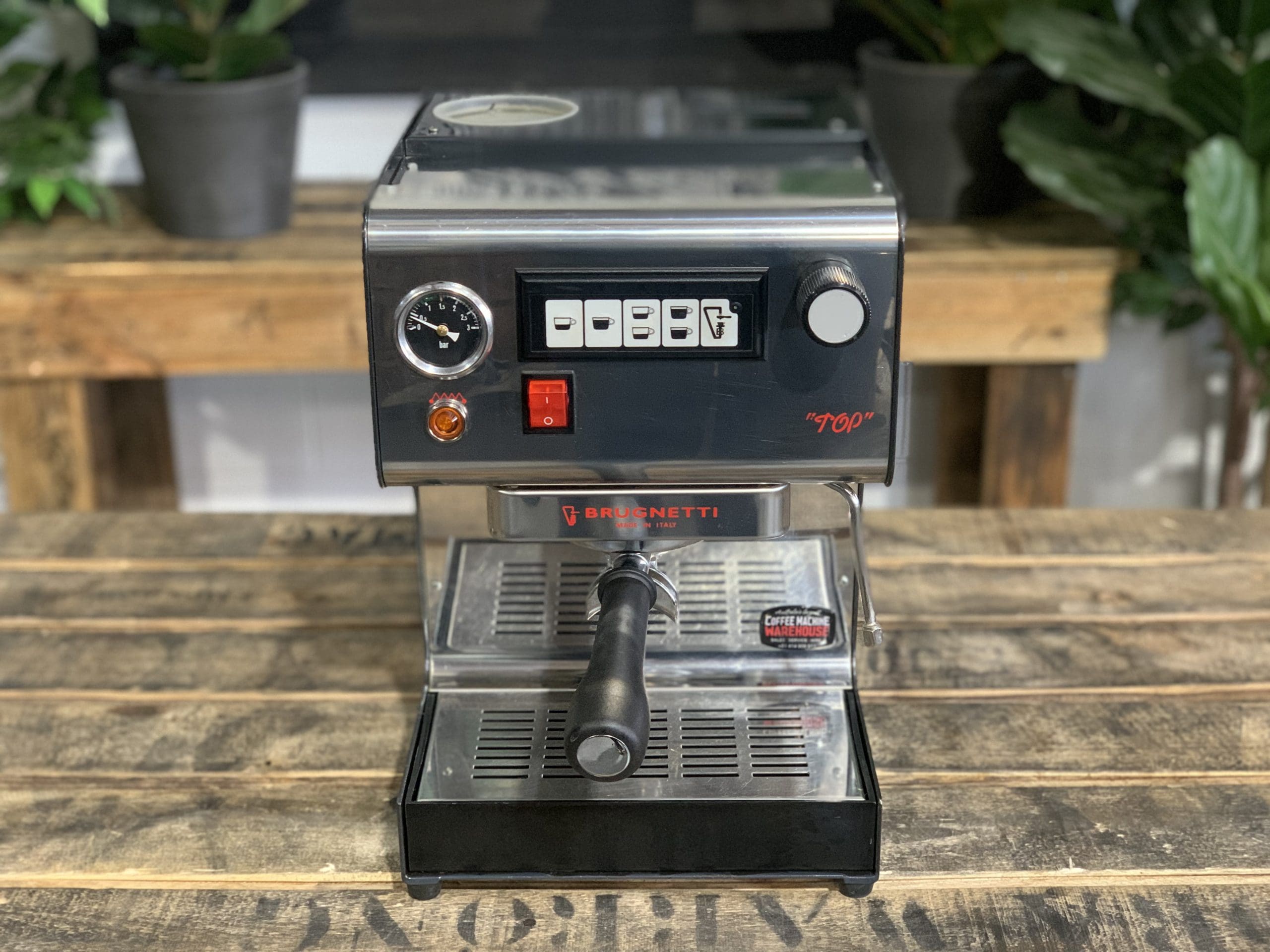 Brugnetti Simona Top 1 Group Stainless Espresso Coffee Machine - 35385