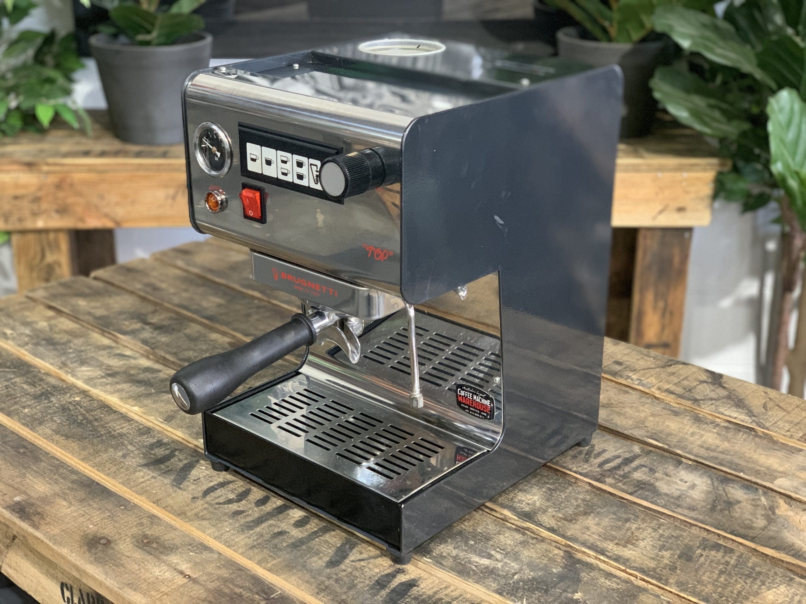 Brugnetti Simona Top 1 Group Stainless Espresso Coffee Machine - 35385