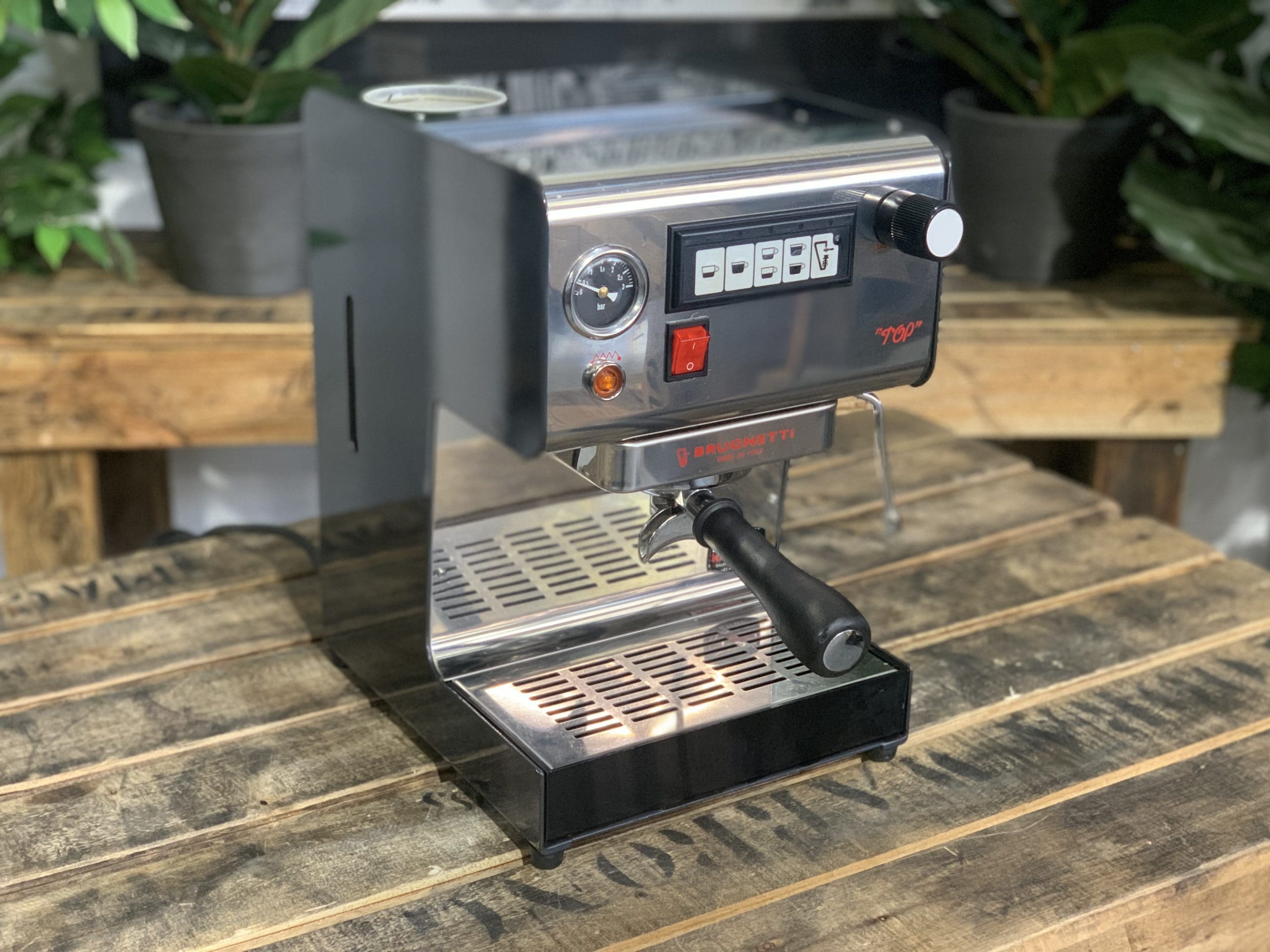 Brugnetti Simona Top 1 Group Stainless Espresso Coffee Machine - 35385