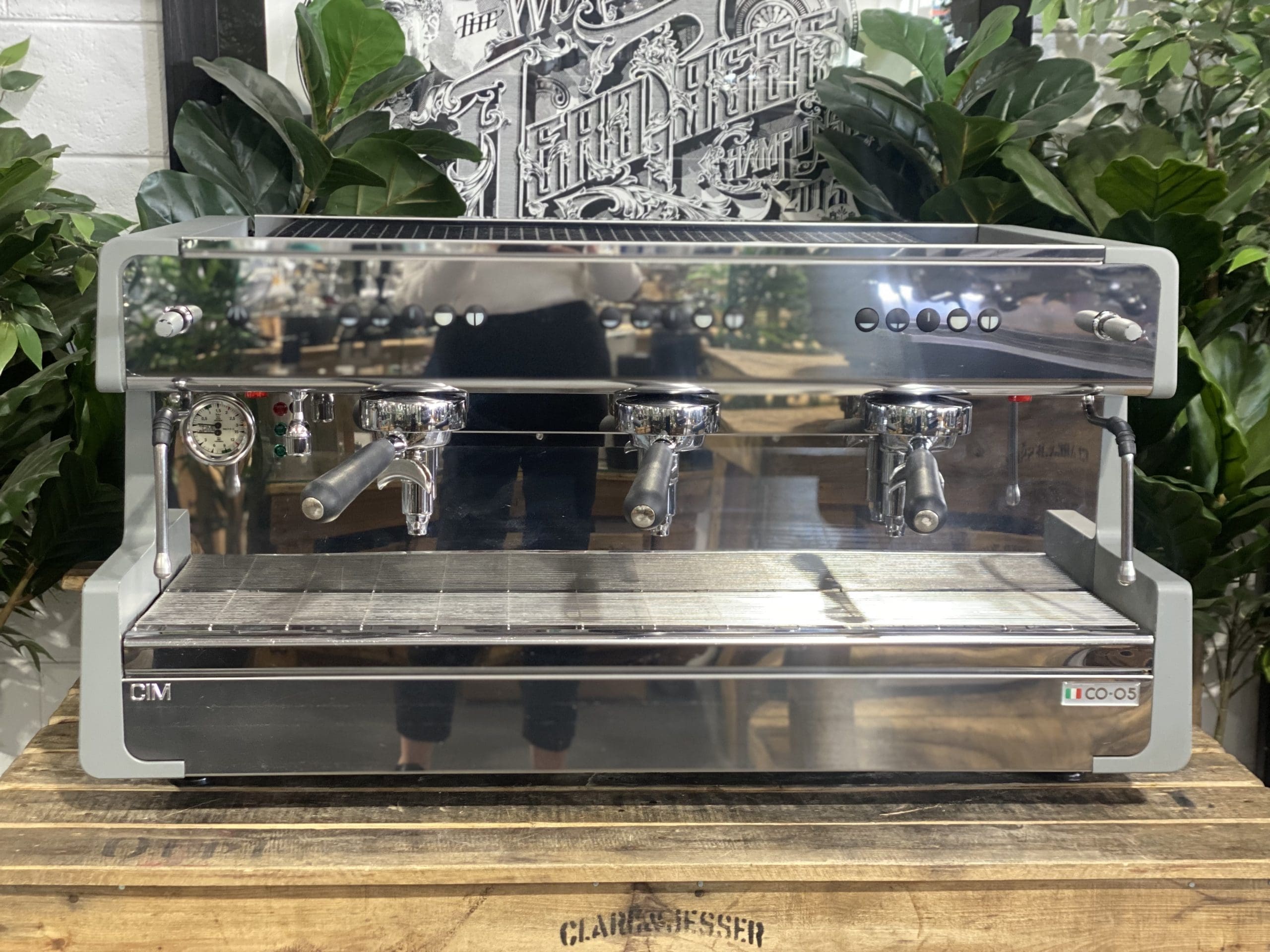 CIME CO-05 3 Group Grey Espresso Coffee Machine - 34812