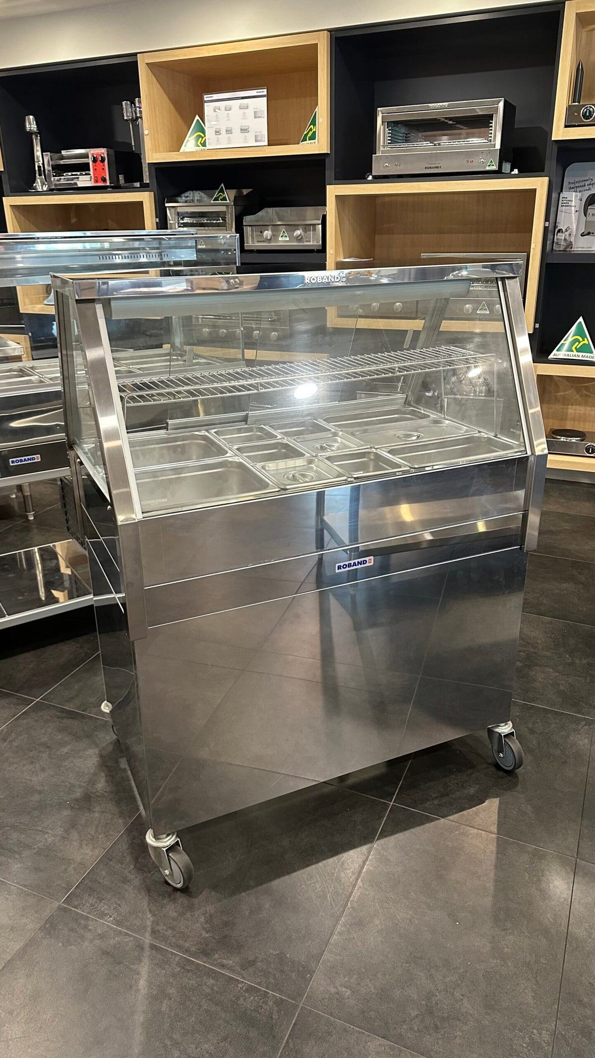 Double Row Straight Glass Hot Foodbar (CL-E23-18368)