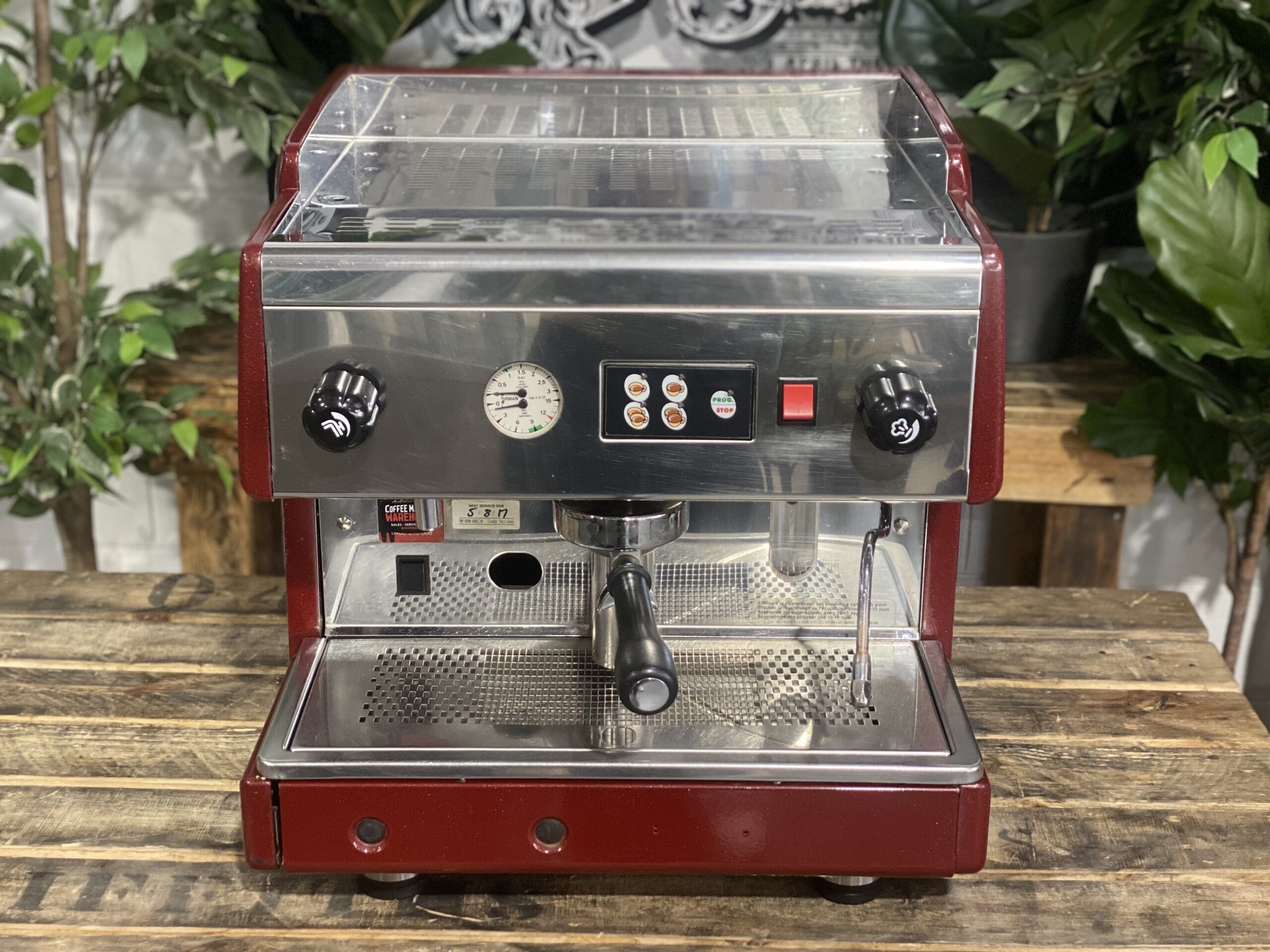 CMA 1 Group Red Espresso Coffee Machine - 19647
