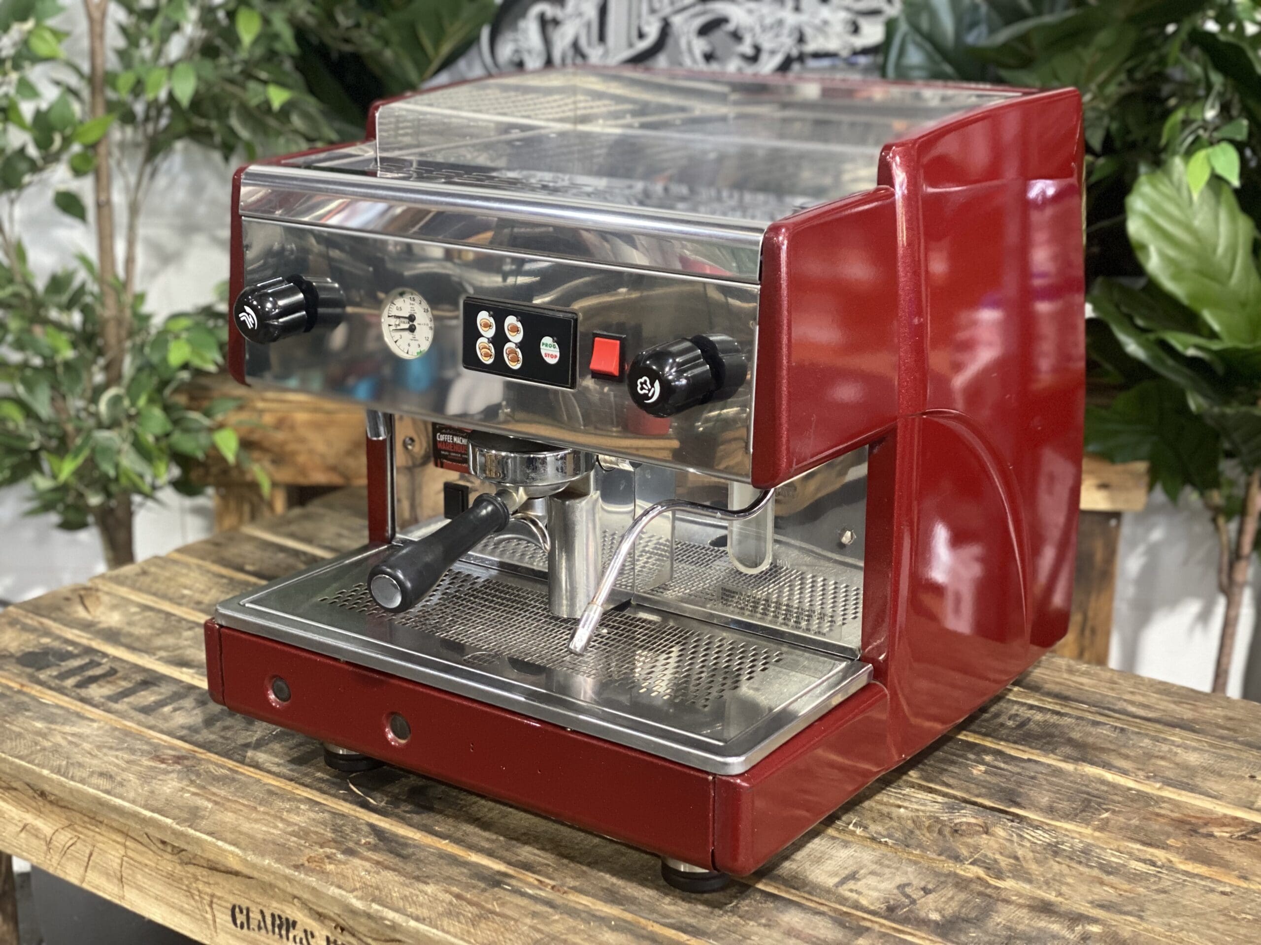 CMA 1 Group Red Espresso Coffee Machine - 19647