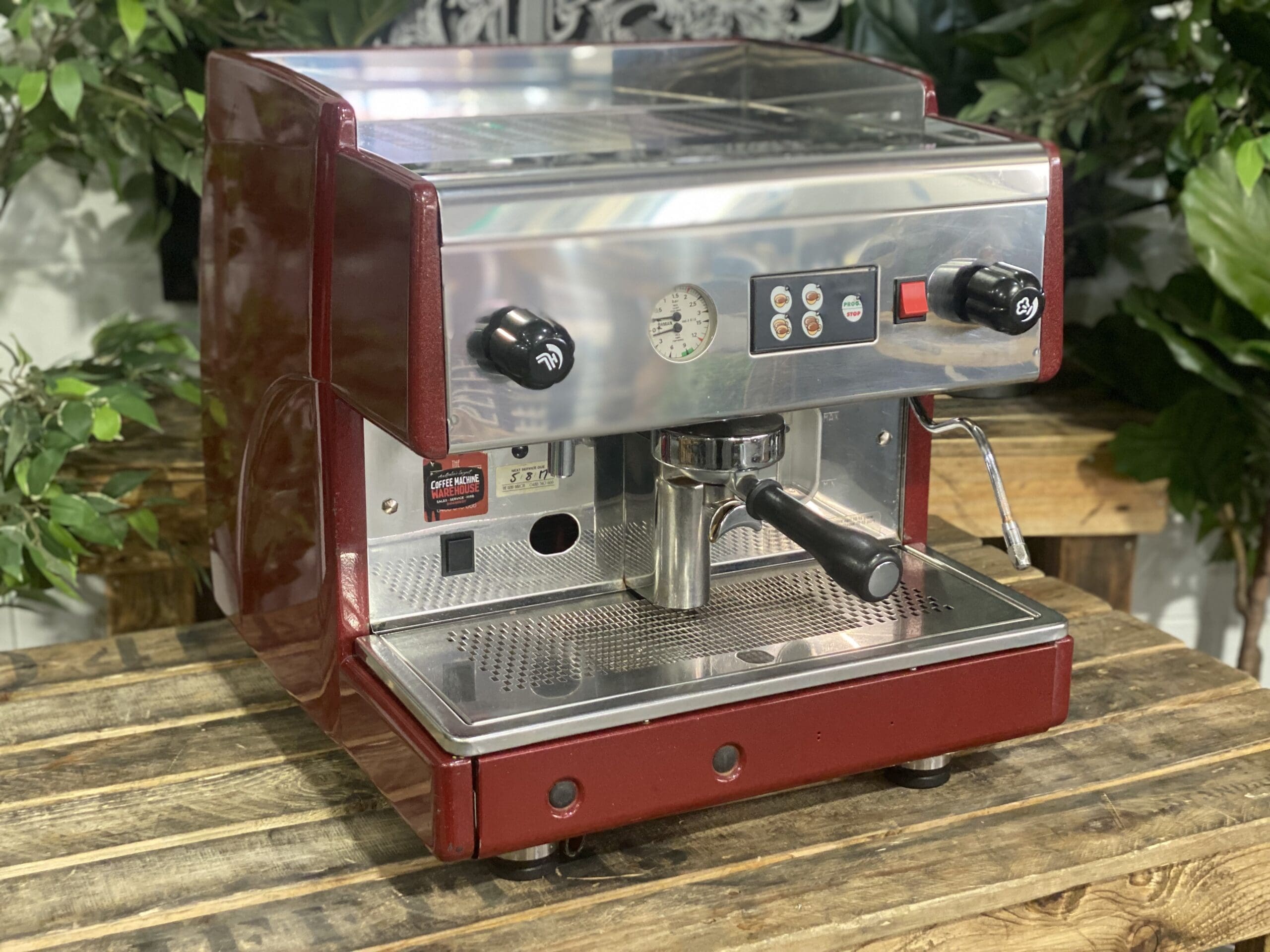 CMA 1 Group Red Espresso Coffee Machine - 19647