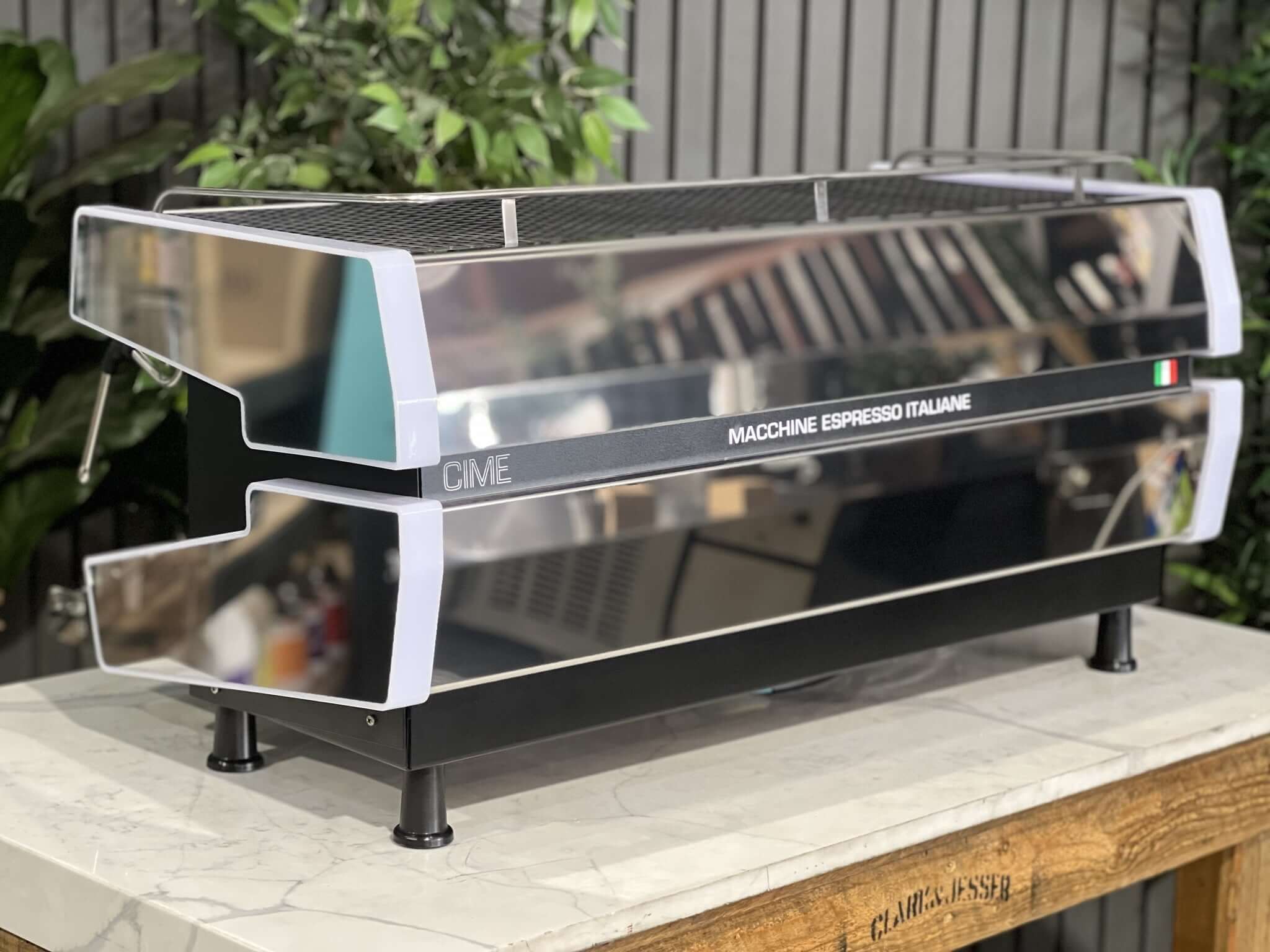 Cime Co-03 Neo E61 White - 3 Group Commercial Espresso Machine - Stainless Steel