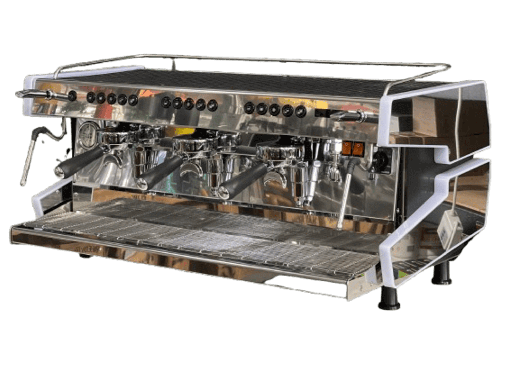 Cime Co-03 Neo E61 White - 3 Group Commercial Espresso Machine - Stainless Steel