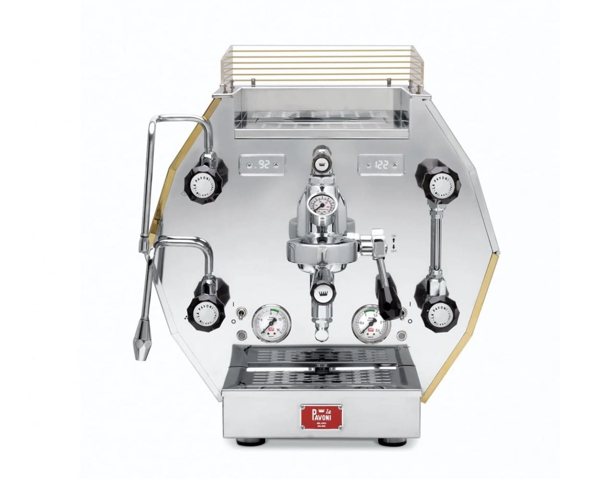 La Pavoni Diamantina - - 1 Group Commercial Espresso Machine - Commercial - Stainless & Gold