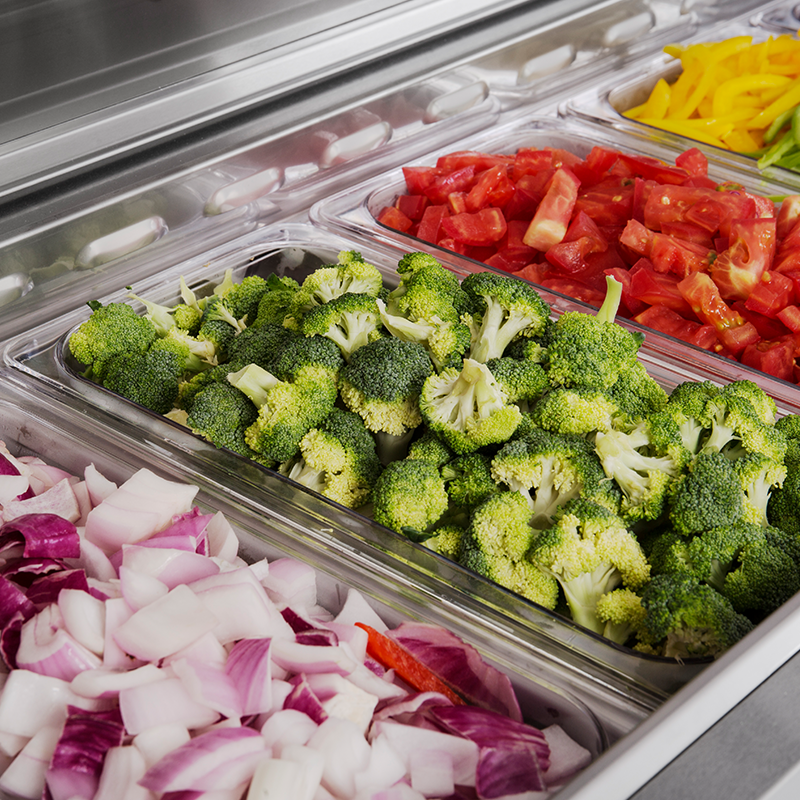 Turbo Air 3 Door Pizza Prep Fridge CTPR-93SD