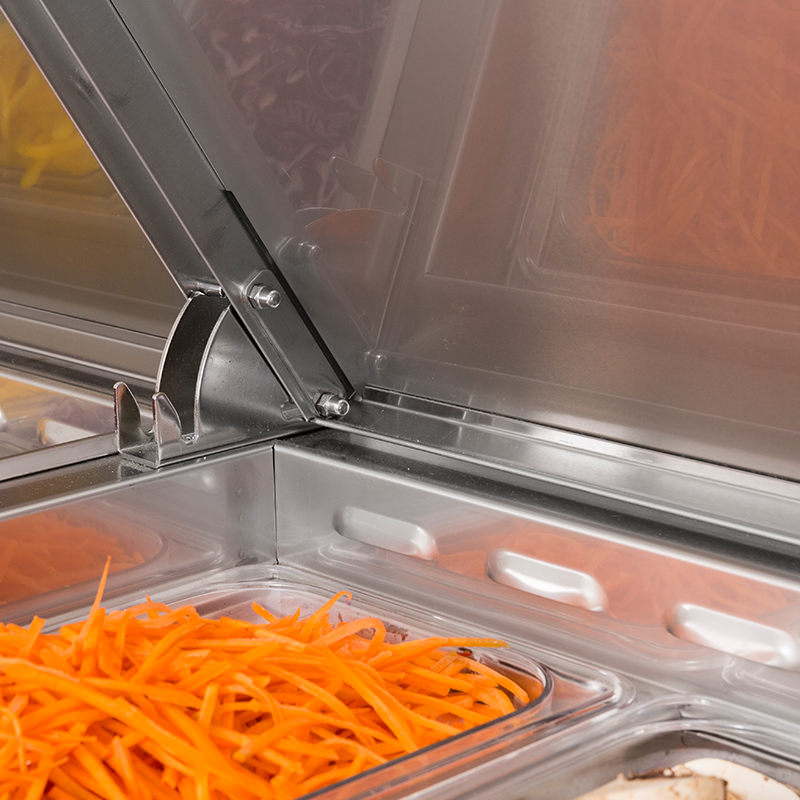 Turbo Air 3 Door Pizza Prep Fridge CTPR-93SD