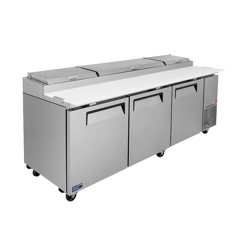 Turbo Air 3 Door Pizza Prep Fridge CTPR-93SD