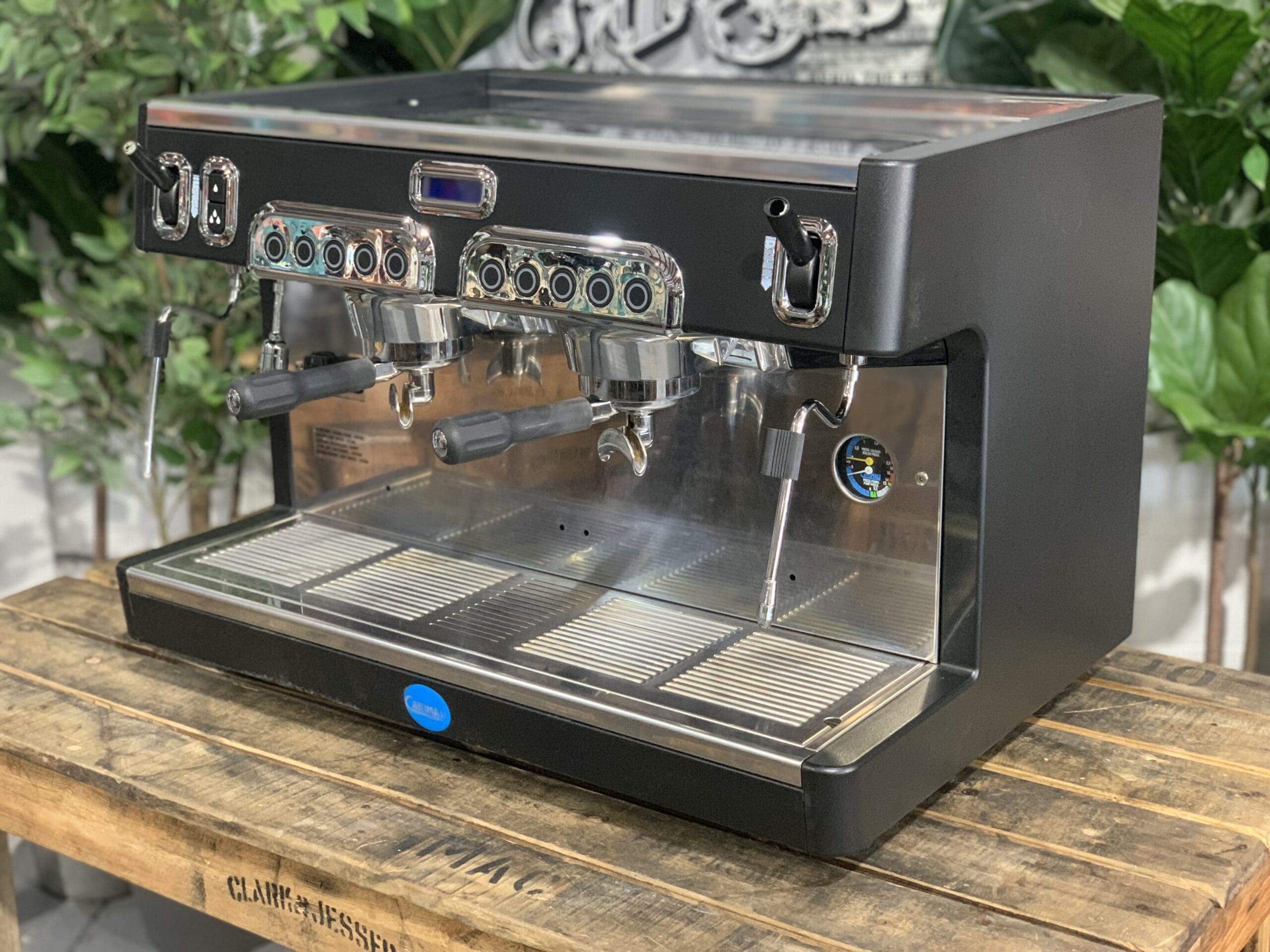 Carimali Cento 2 Group Black High Cup Espresso Coffee Machine - 18995