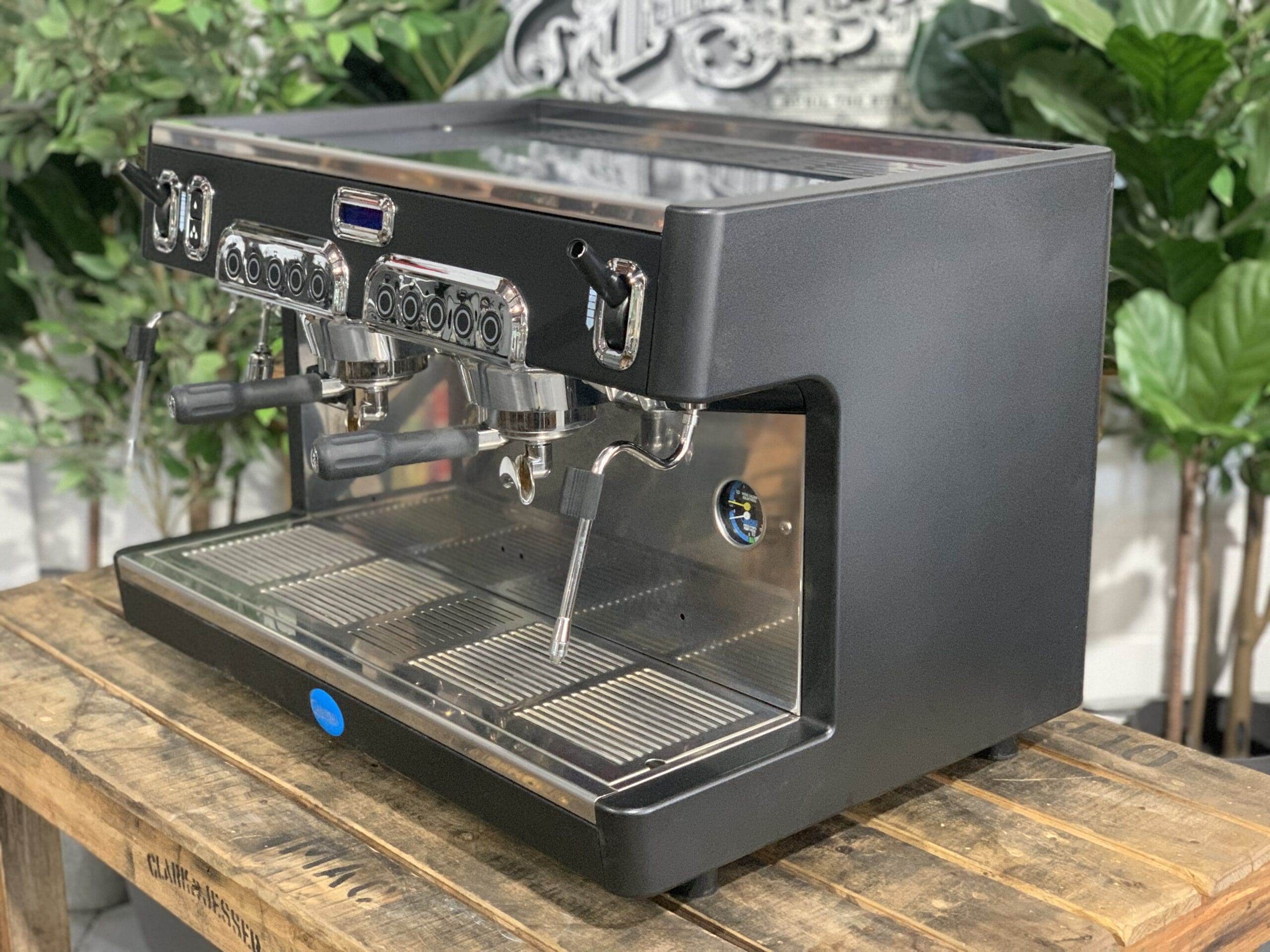 Carimali Cento 2 Group Black High Cup Espresso Coffee Machine - 18995