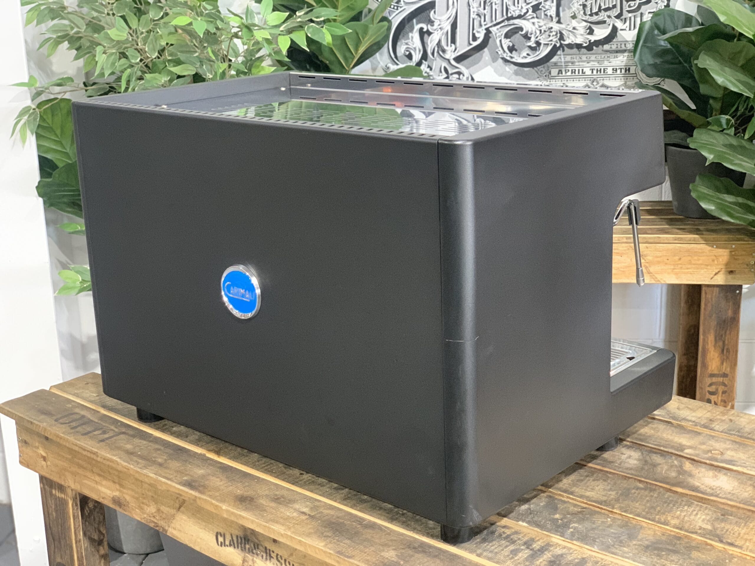 Carimali Cento 2 Group Black High Cup Espresso Coffee Machine - 18995