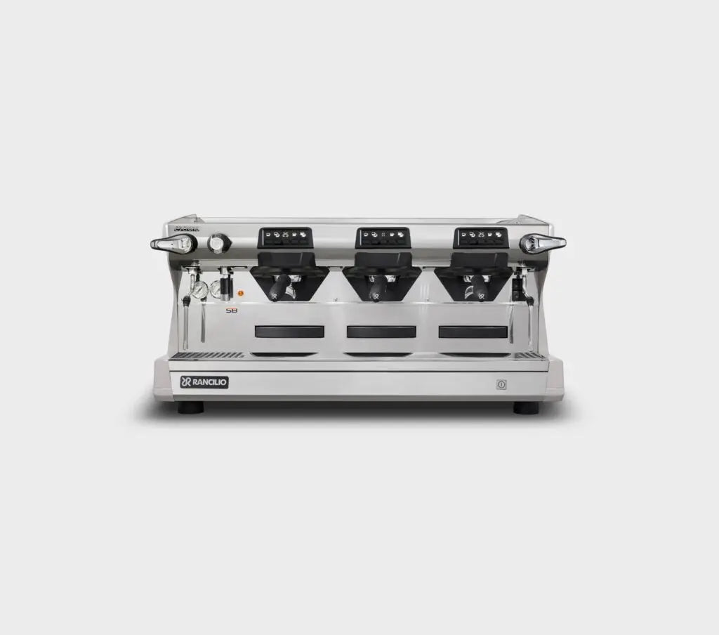 Rancilio Classe 5 USB Crono Tall - - 3 Group Commercial Espresso Machine - Commercial - Ice White