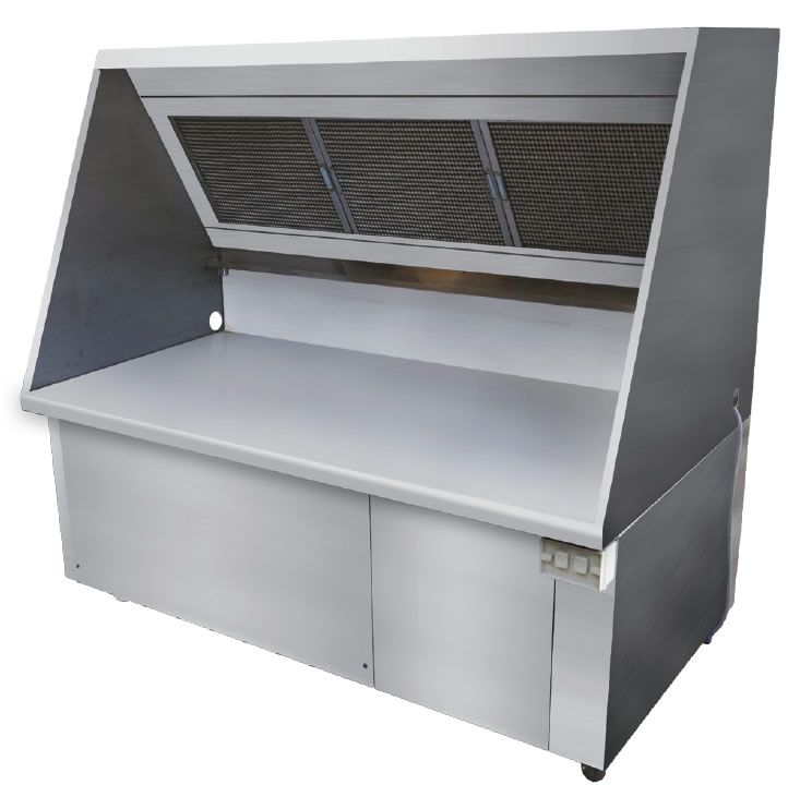 Simcohood Ductless Exhaust Hood System 620 Mm-W 1500Mm X D 850Mm X H 1400Mm DH1500-850