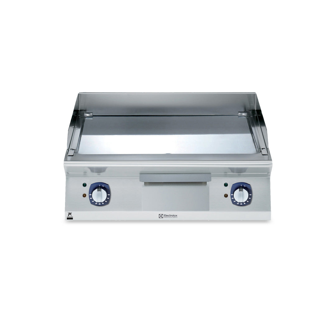 Electrolux 700XP Electric Griddle Plate with Smooth Polished Chrome Plate 800mm - E7FTEHCSI0