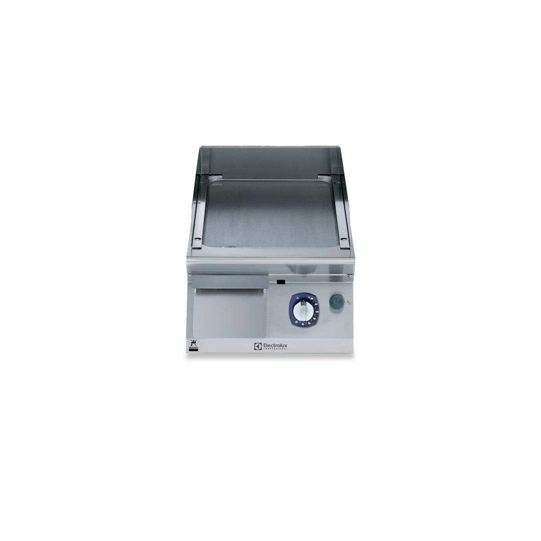 Electrolux 700XP Gas Griddle Plate with Smooth Brushed Chrome Plate 400mm - E7IIKAAOMCA