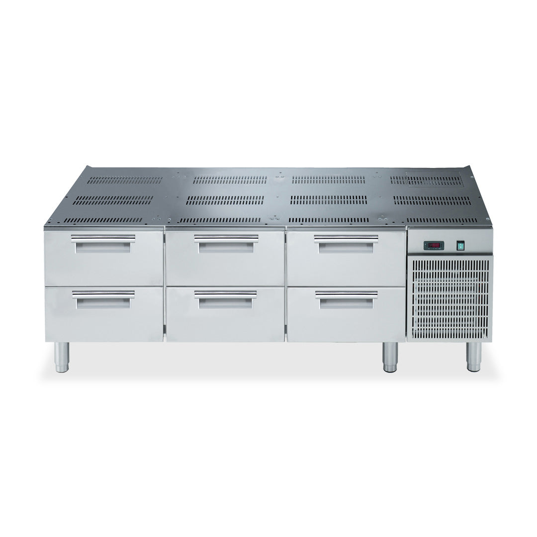 Electrolux 700XP Refrigerated Base with 6 Drawers 1600mm - E7TTBECOMKN