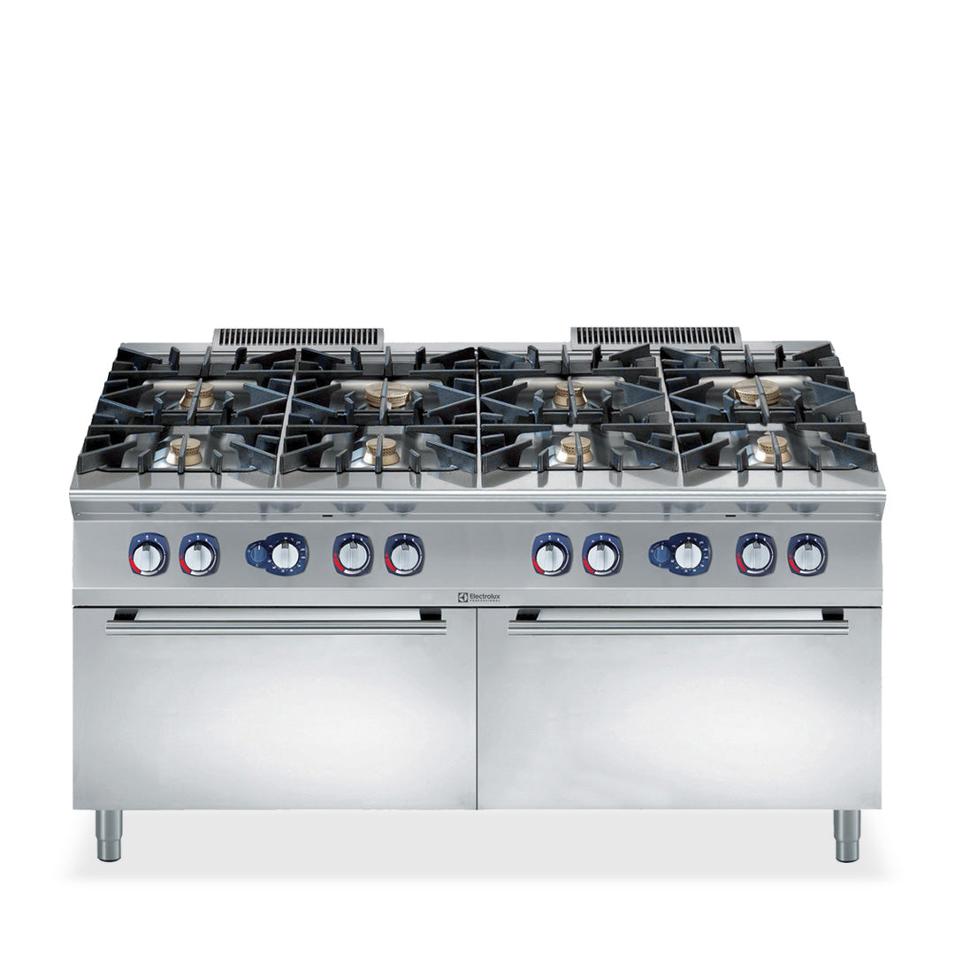 Electrolux 900XP 8 Burner Gas Range with Double Gas Oven 1600mm - E9GCGP8CGA