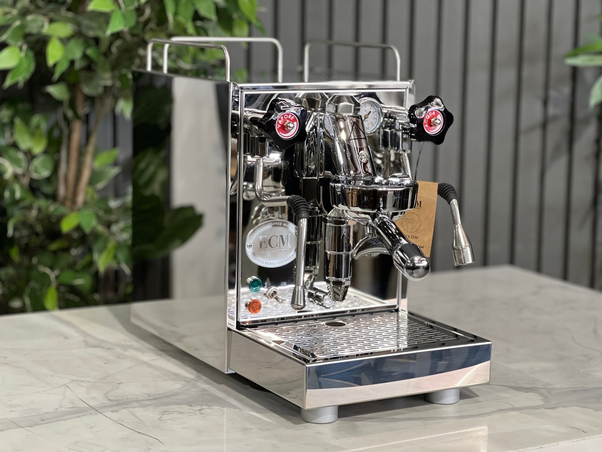 ECM Mechanika VI Slim - 1 Group Commercial Espresso Machine - Stainless