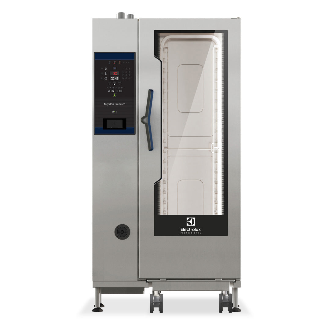 Electrolux SKYLINE Premium 20 x 1/1GN Electric Combi Oven with Boiler and Digital Controls - ECOE201B2S0