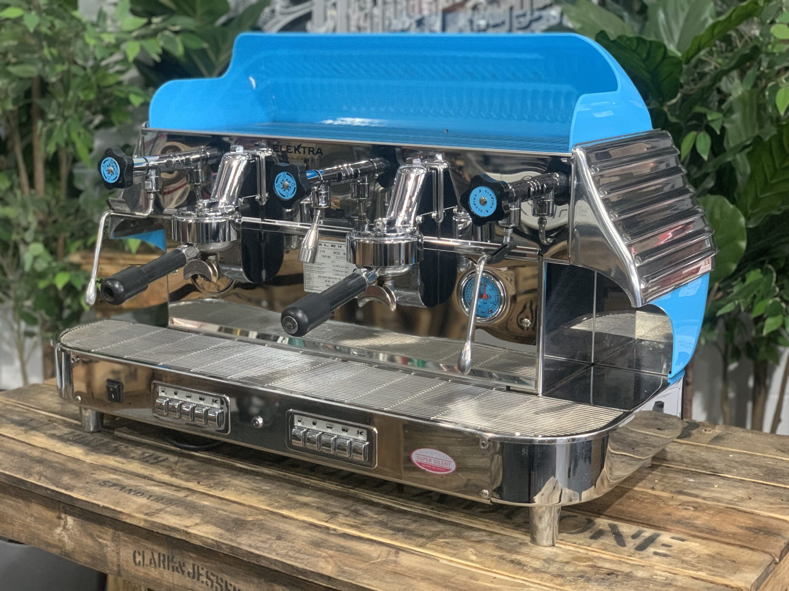 Elektra Barlume - 2 Group Commercial Espresso Machine - Blue