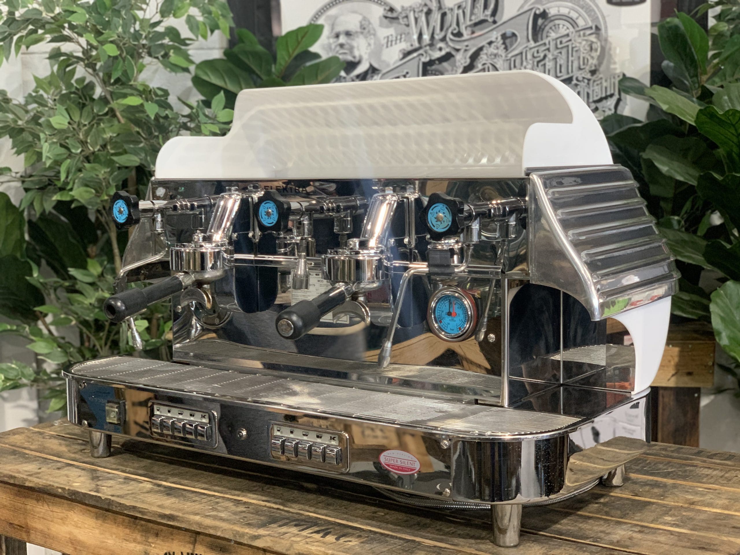 Elektra Barlume - 2 Group Commercial Espresso Machine - White