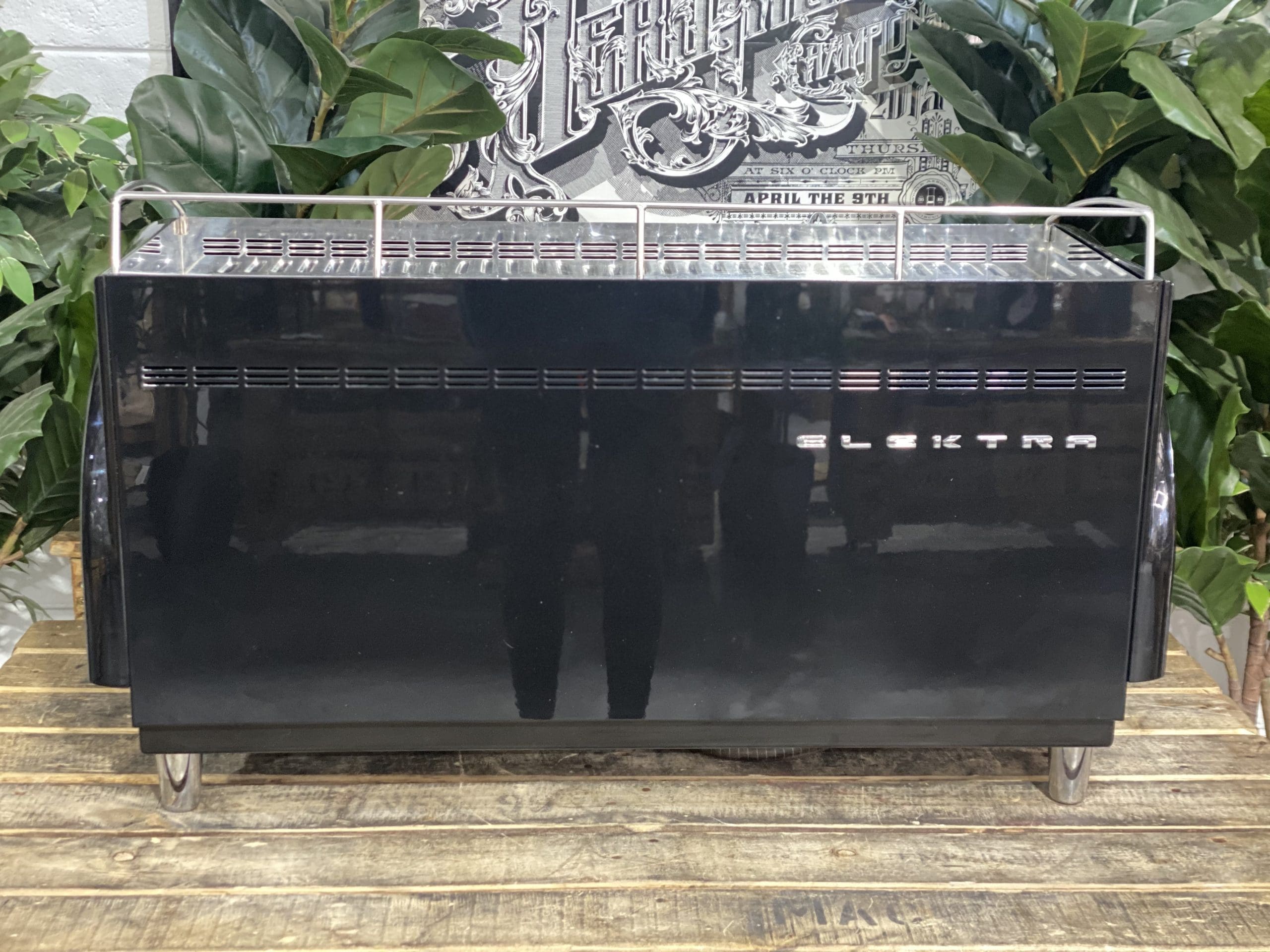 Elektra Maxi 3 Group Black Espresso Coffee Machine - 35821